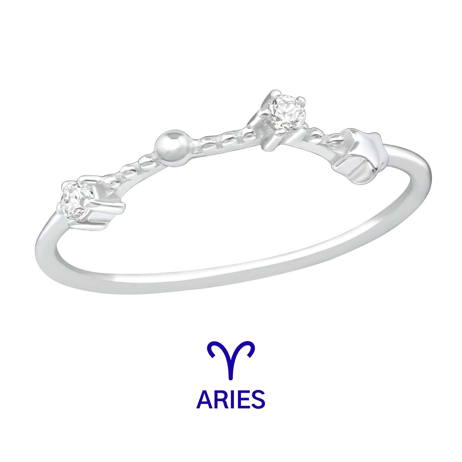 Anillo Aries Plata