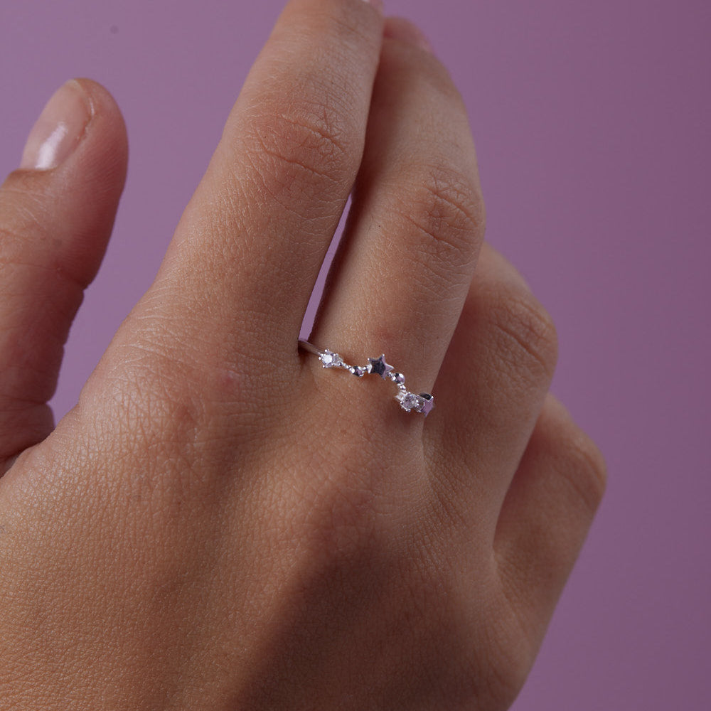 Anillo Piscis Plata