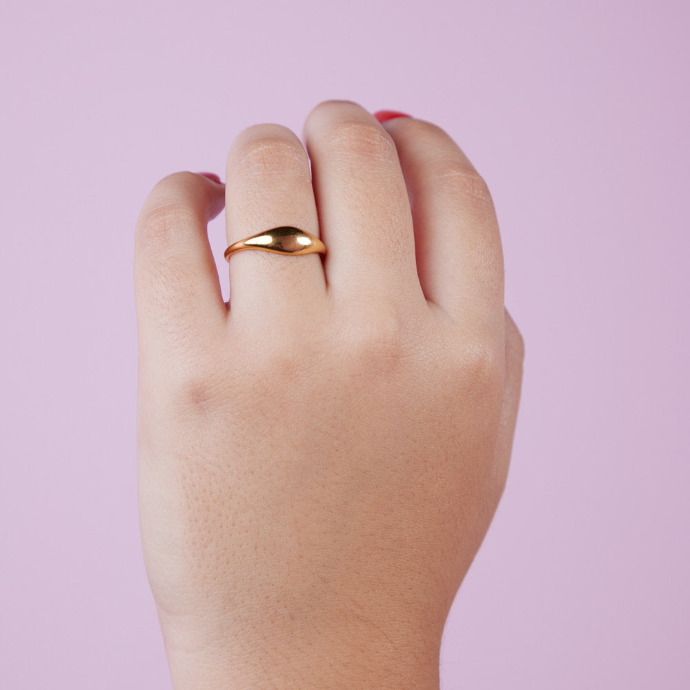 Anillo Almendra Gold T.19