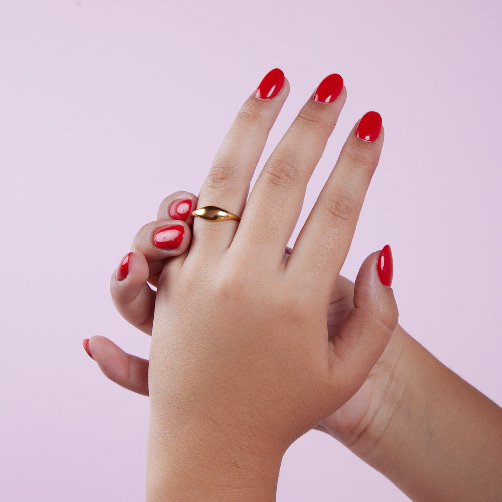 Anillo Almendra Gold T.19