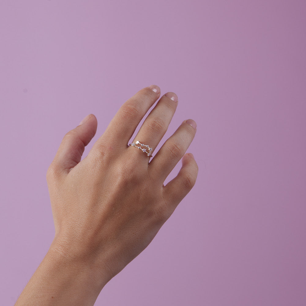 Anillo Capricornio Plata