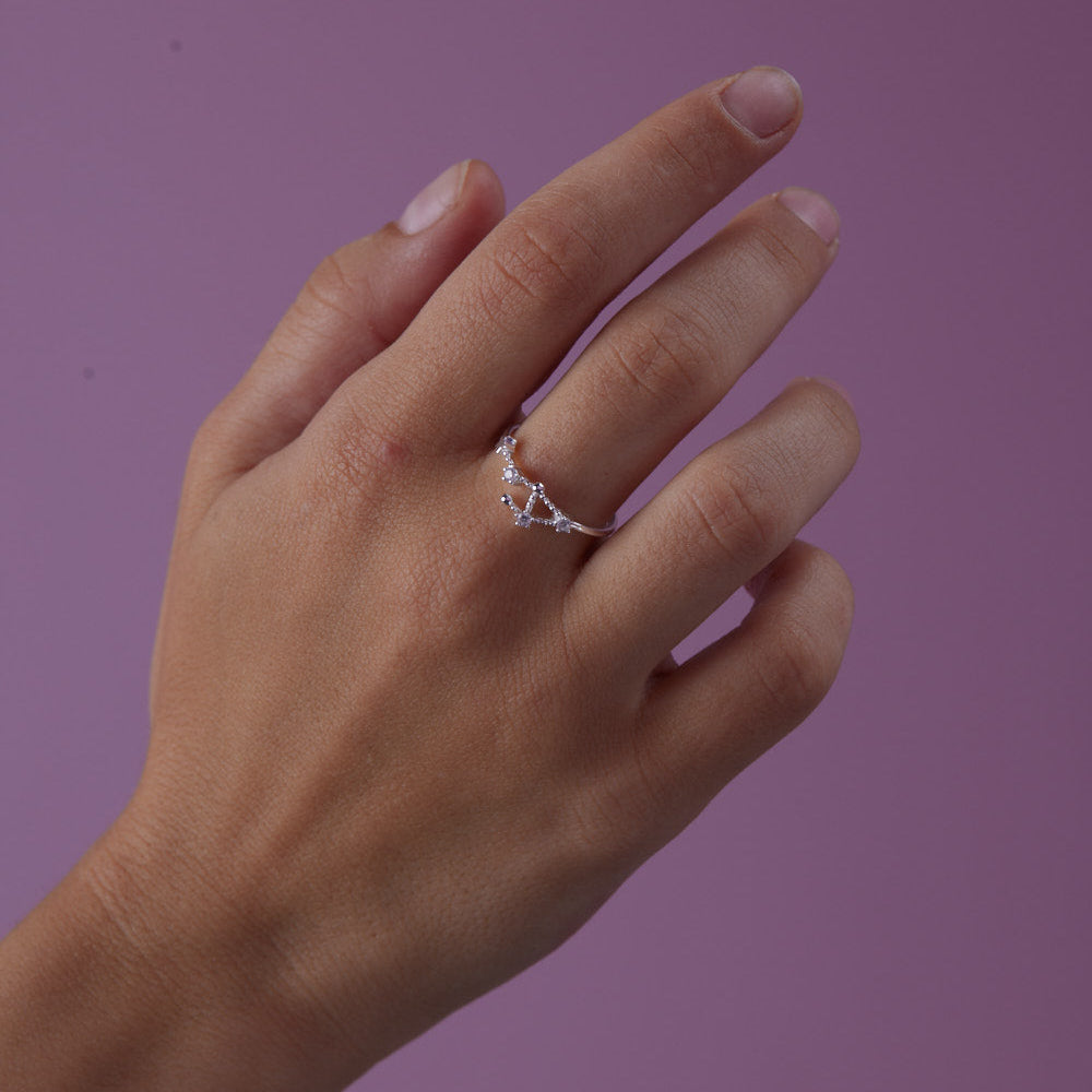 Anillo Libra Plata