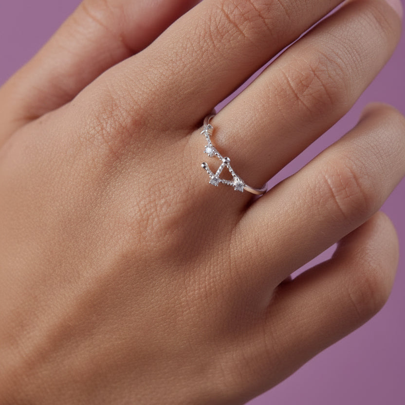 Anillo Libra Plata
