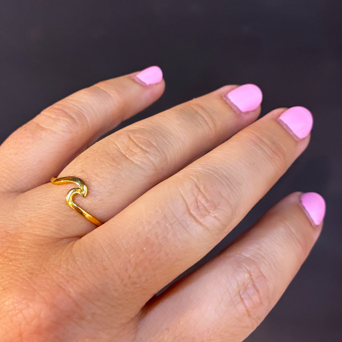 Anillo Wave gold
