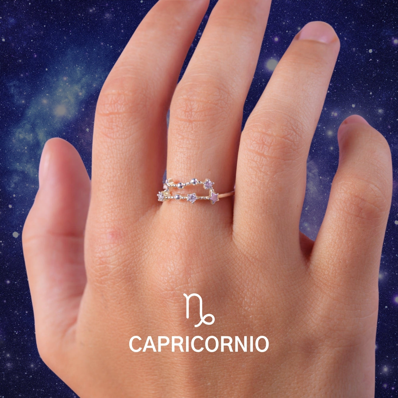 Anillo Capricornio Plata