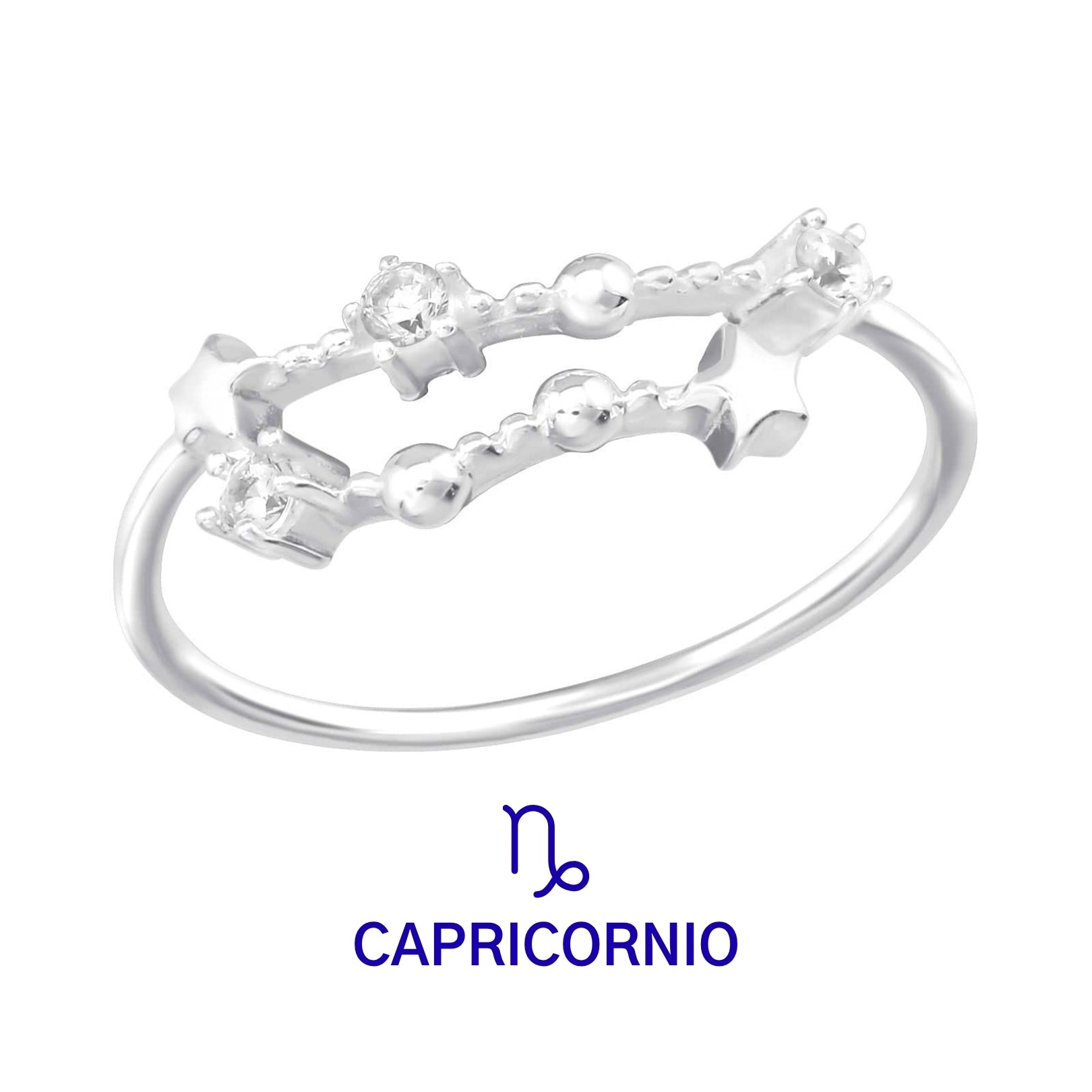 Anillo Capricornio Plata