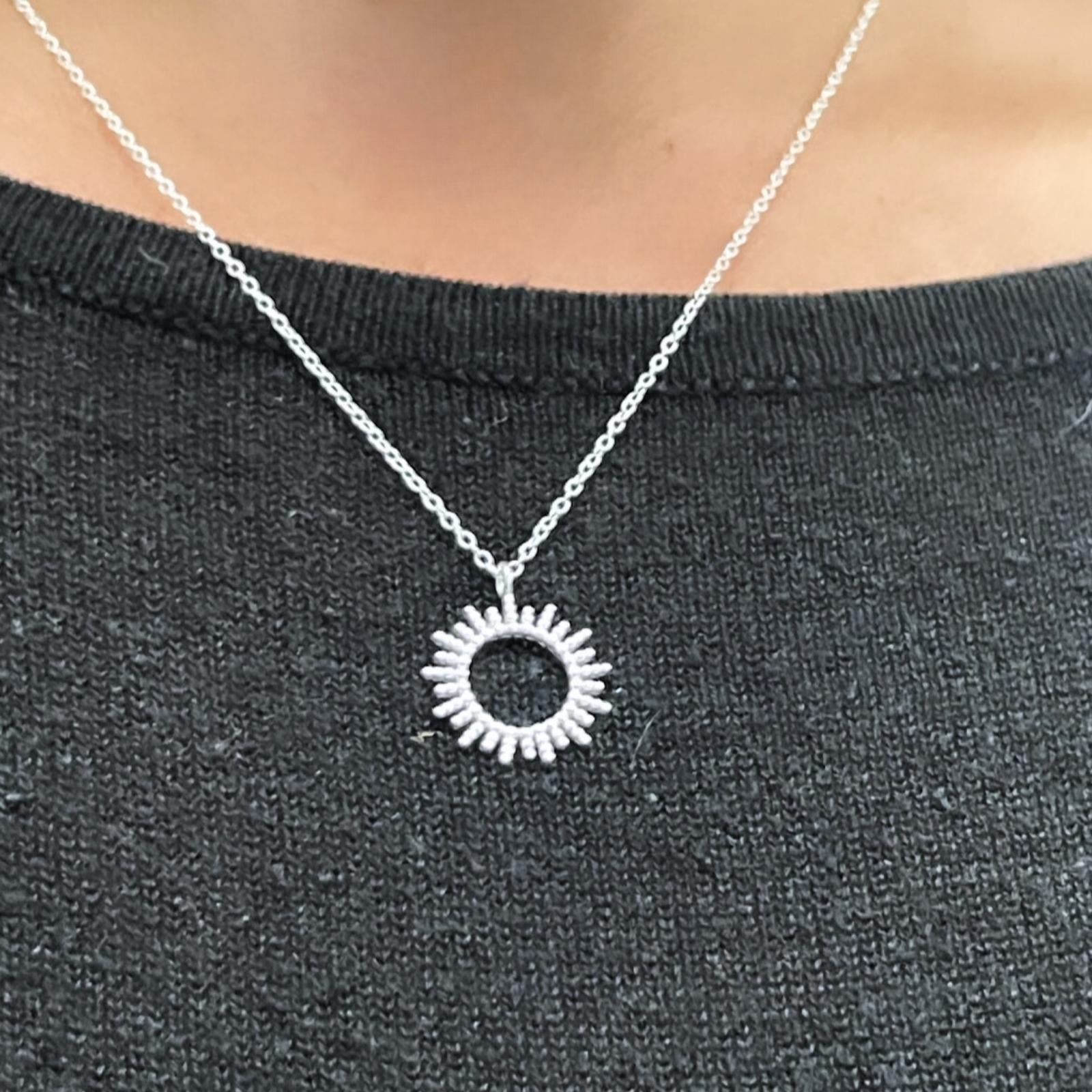 Collar Rayos de Sol Silver