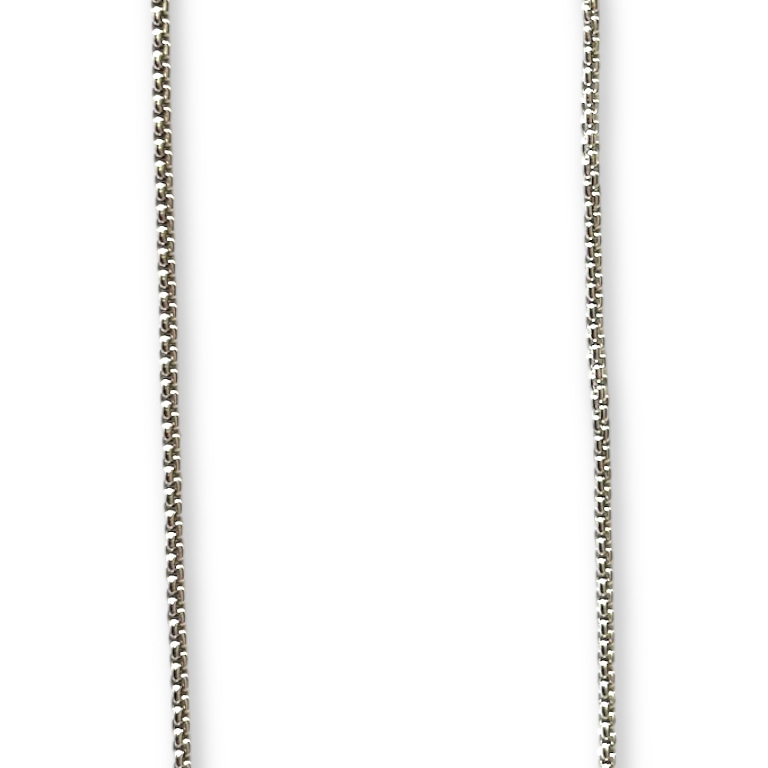 Cadena Unisex Caja - 60 cm - Plata