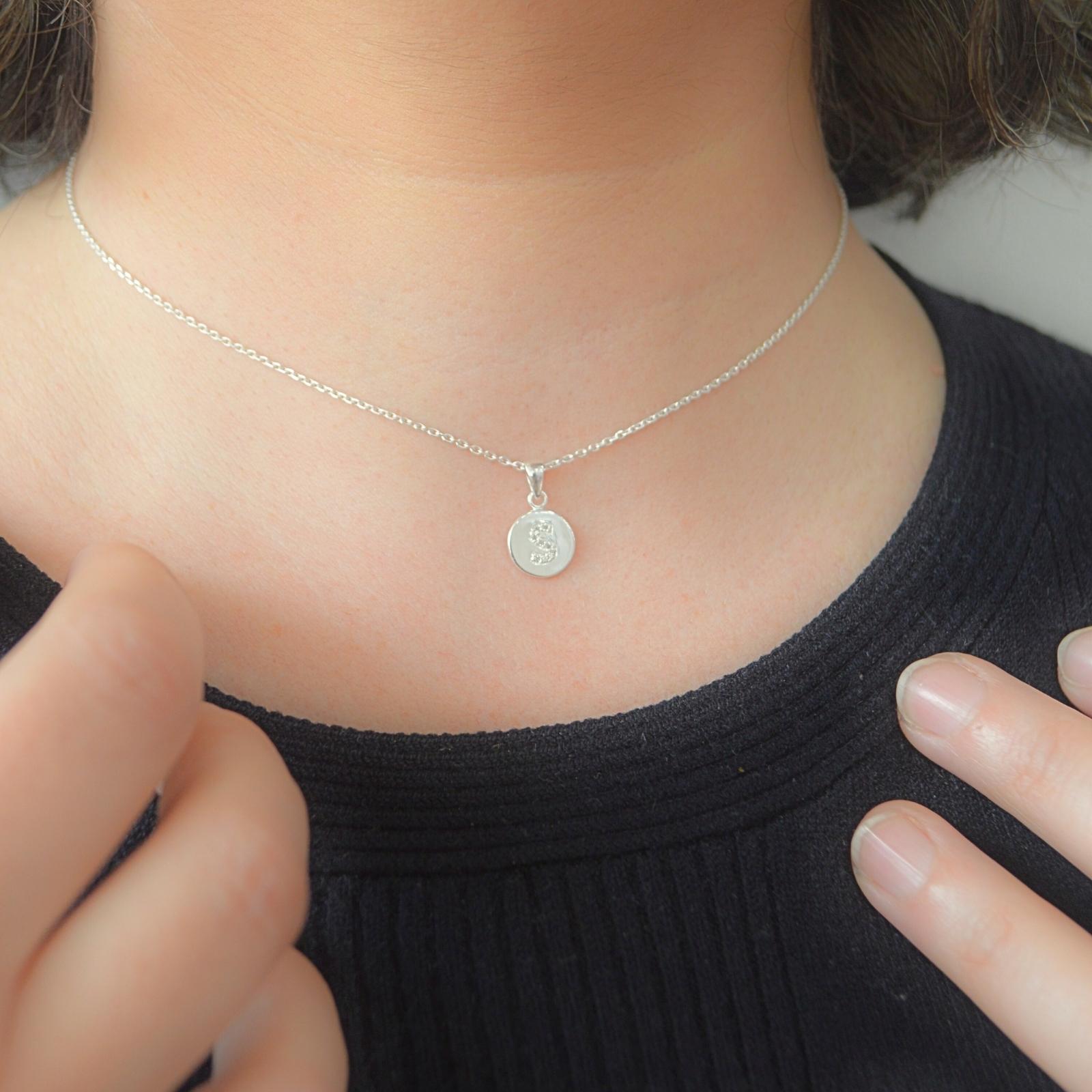 Collar Letras Silver