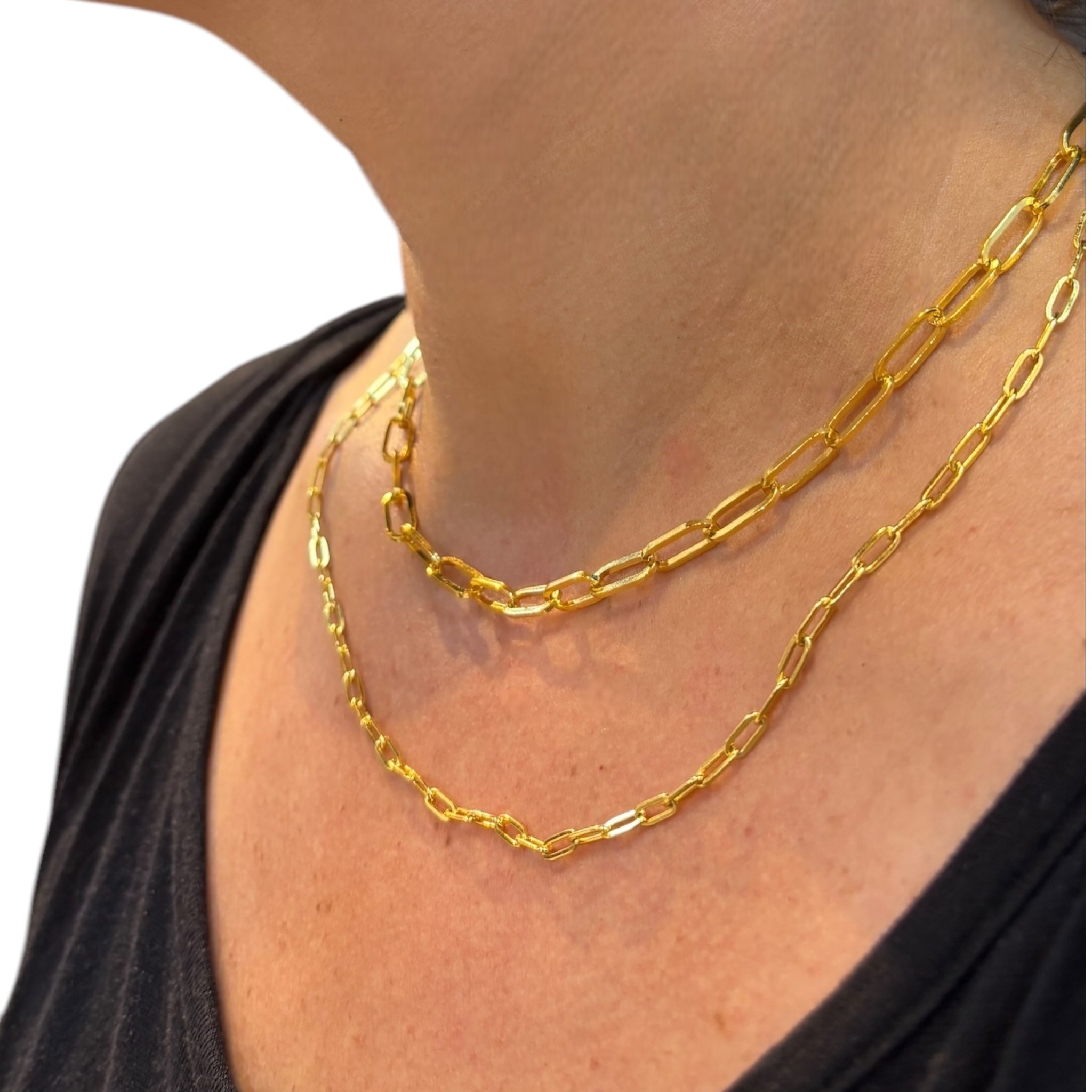 Choker Cadena Gruesa Gold