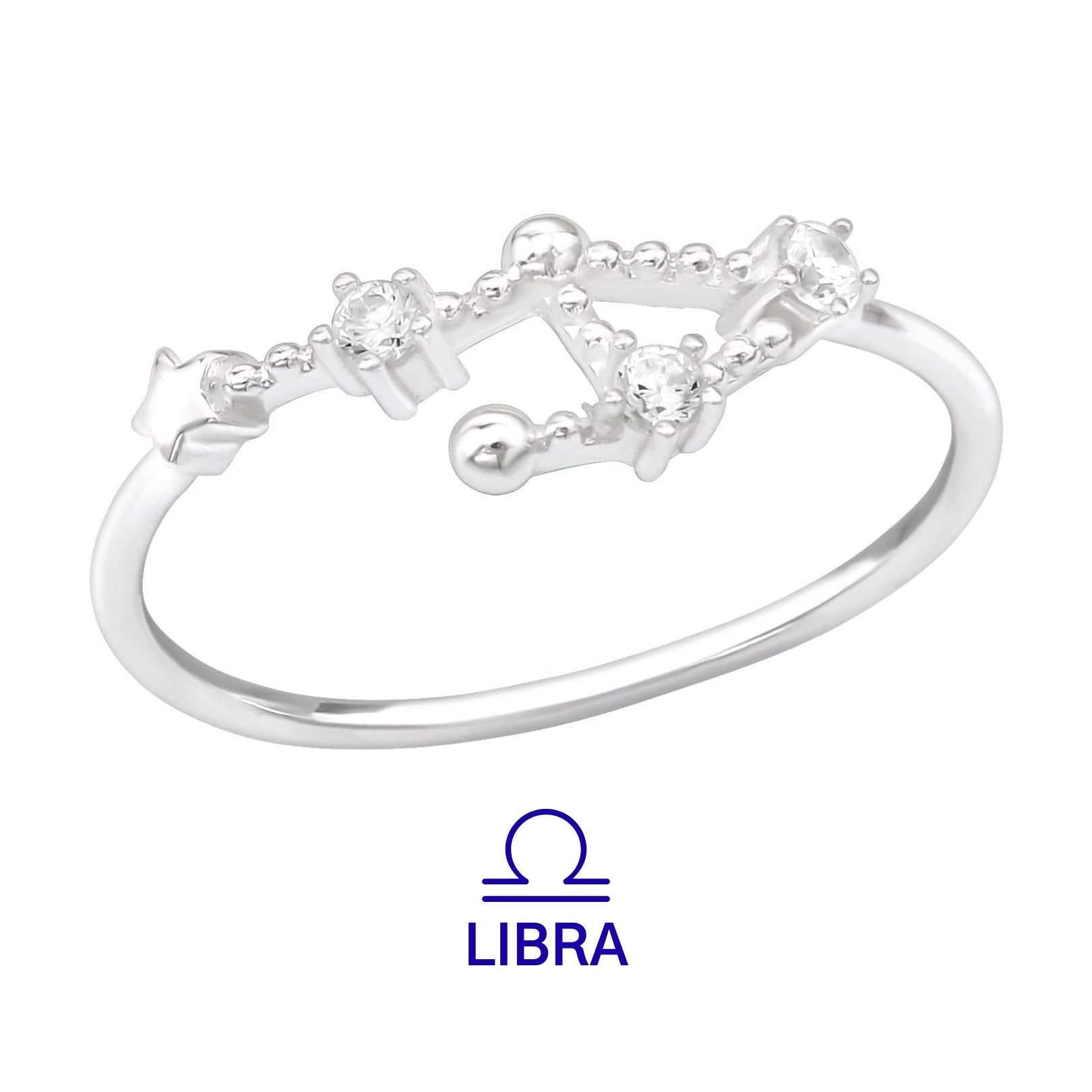 Anillo Libra Plata
