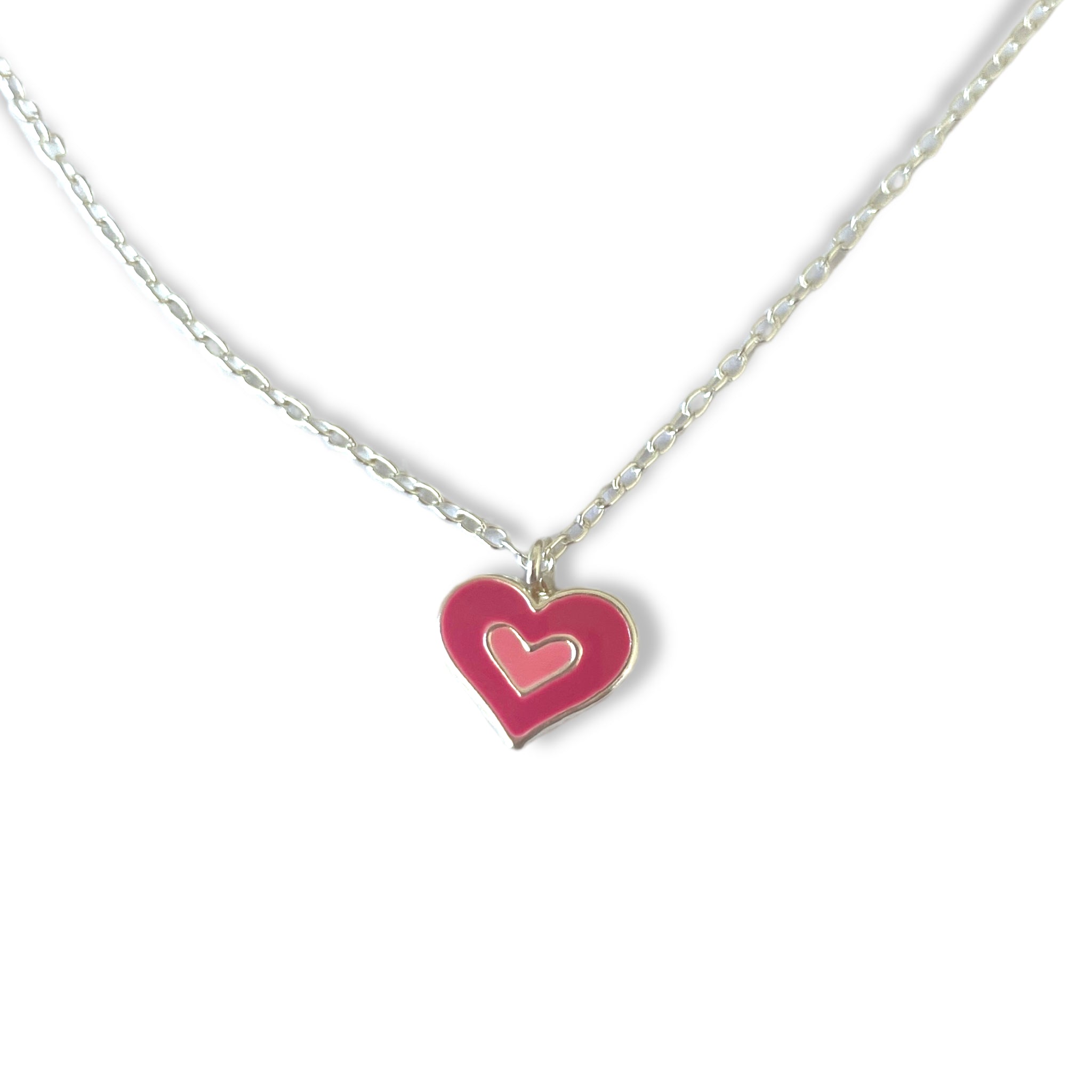 Collar Corazón Rosado