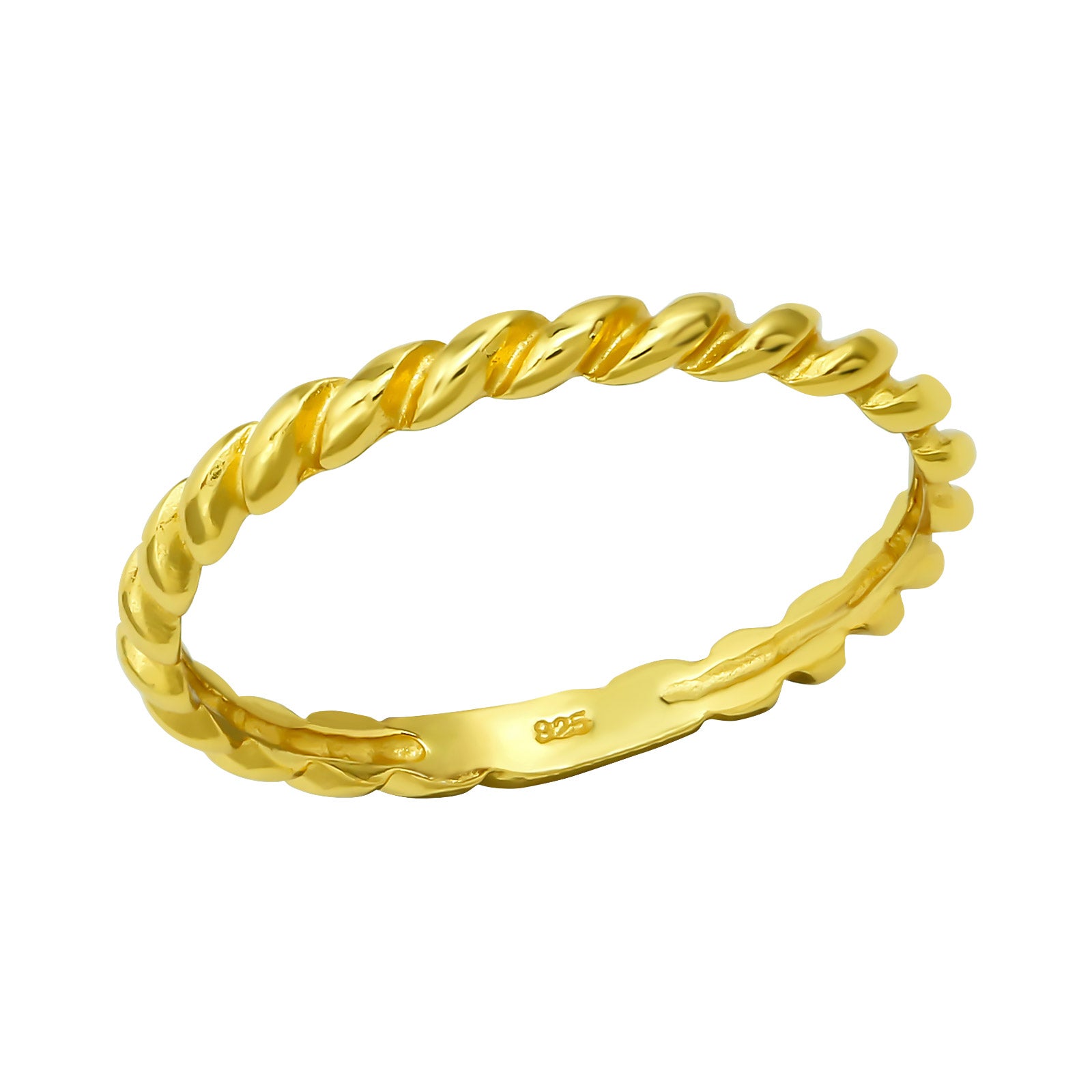 Anillo Retorcido Grueso Gold