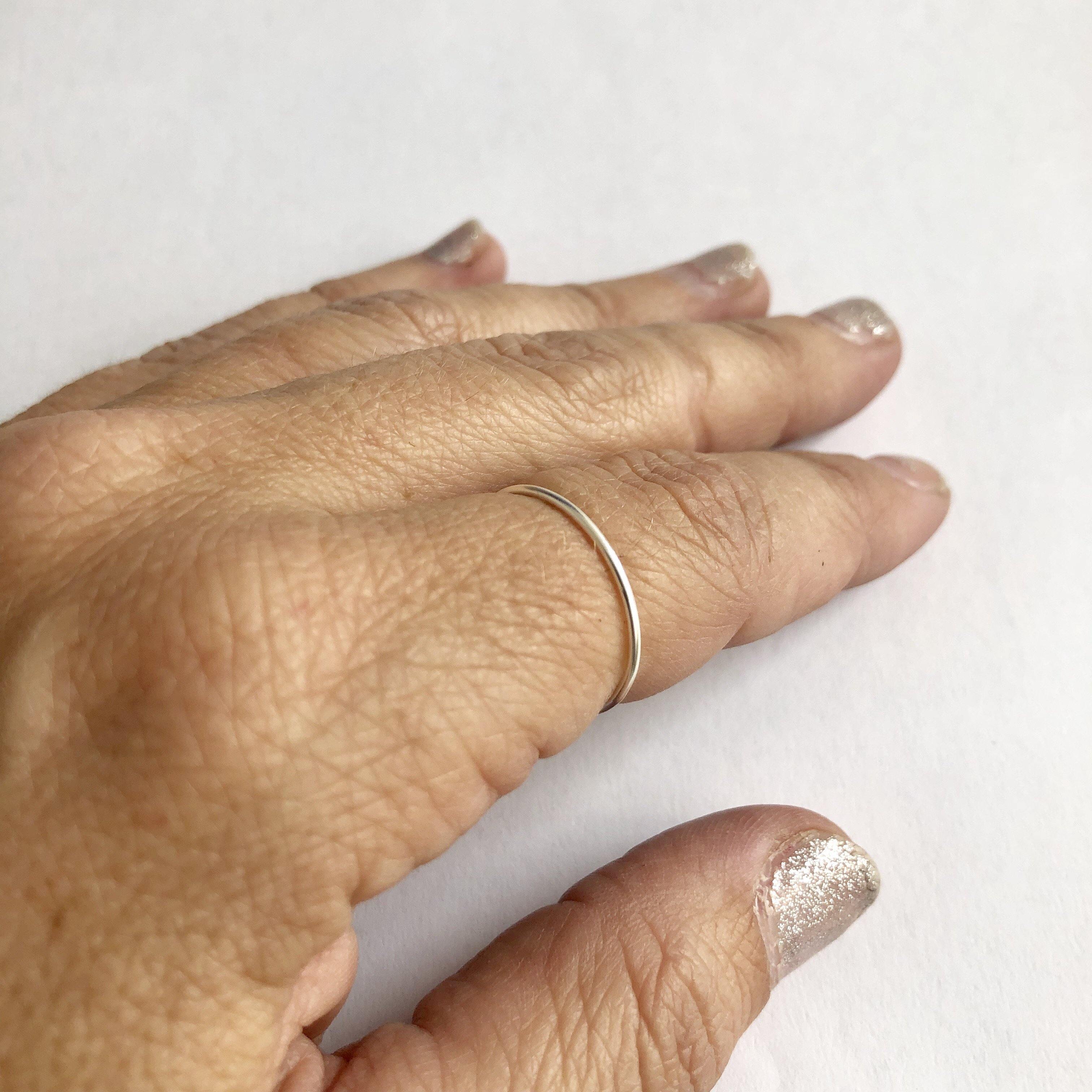 ANILLO ARGOLLA FINA PLATA - Goia