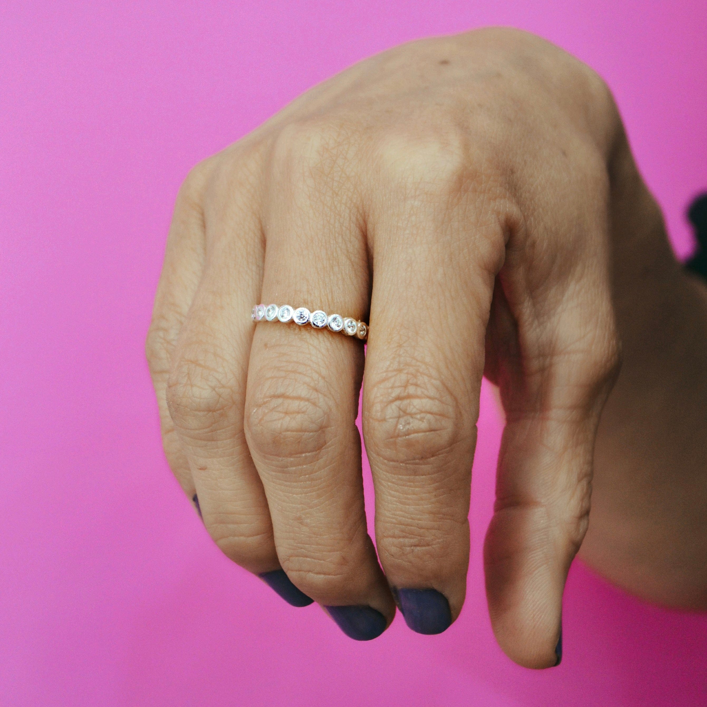 GOIA ANILLO Anillo Círculos Silver 3.0