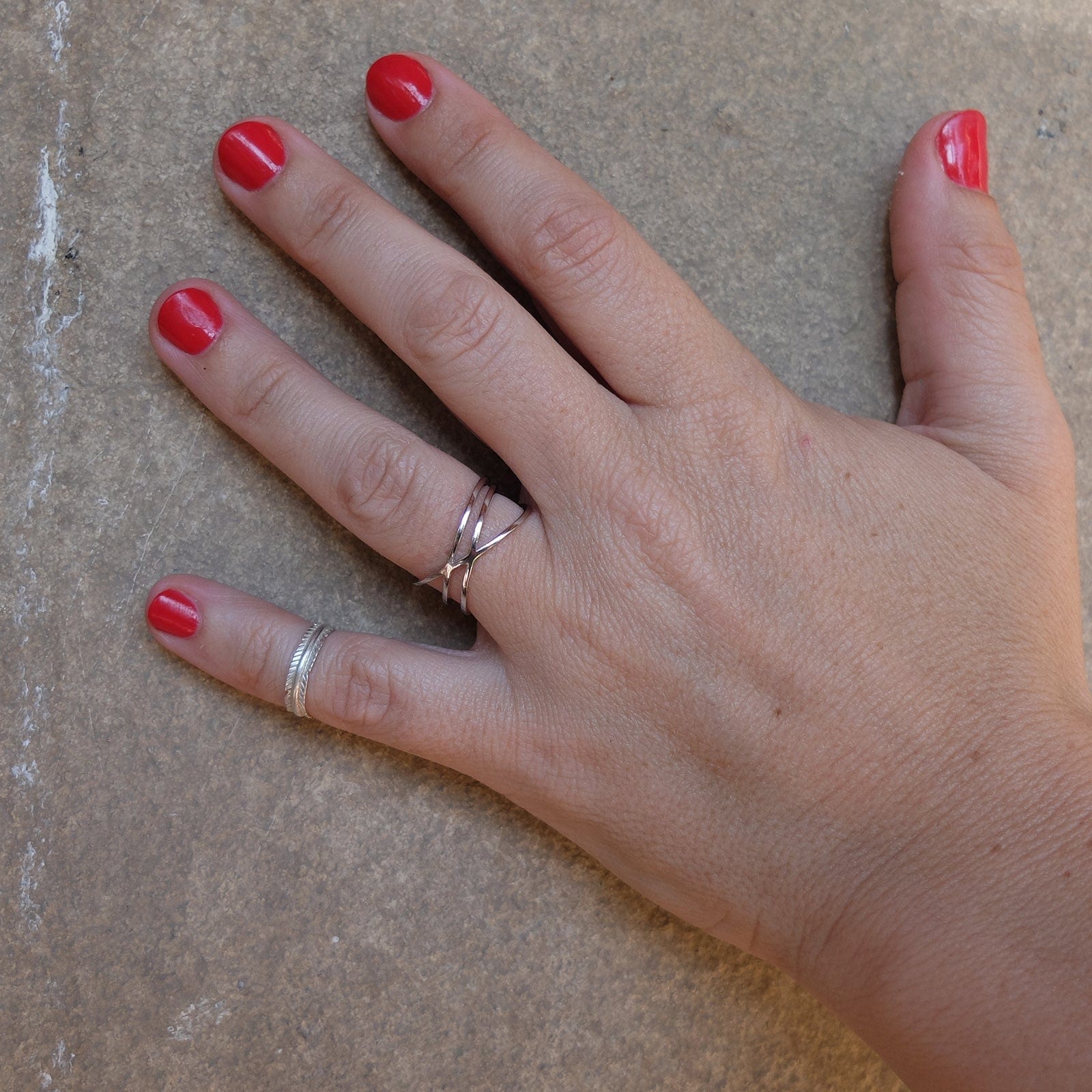 Anillo Entrelazado plata