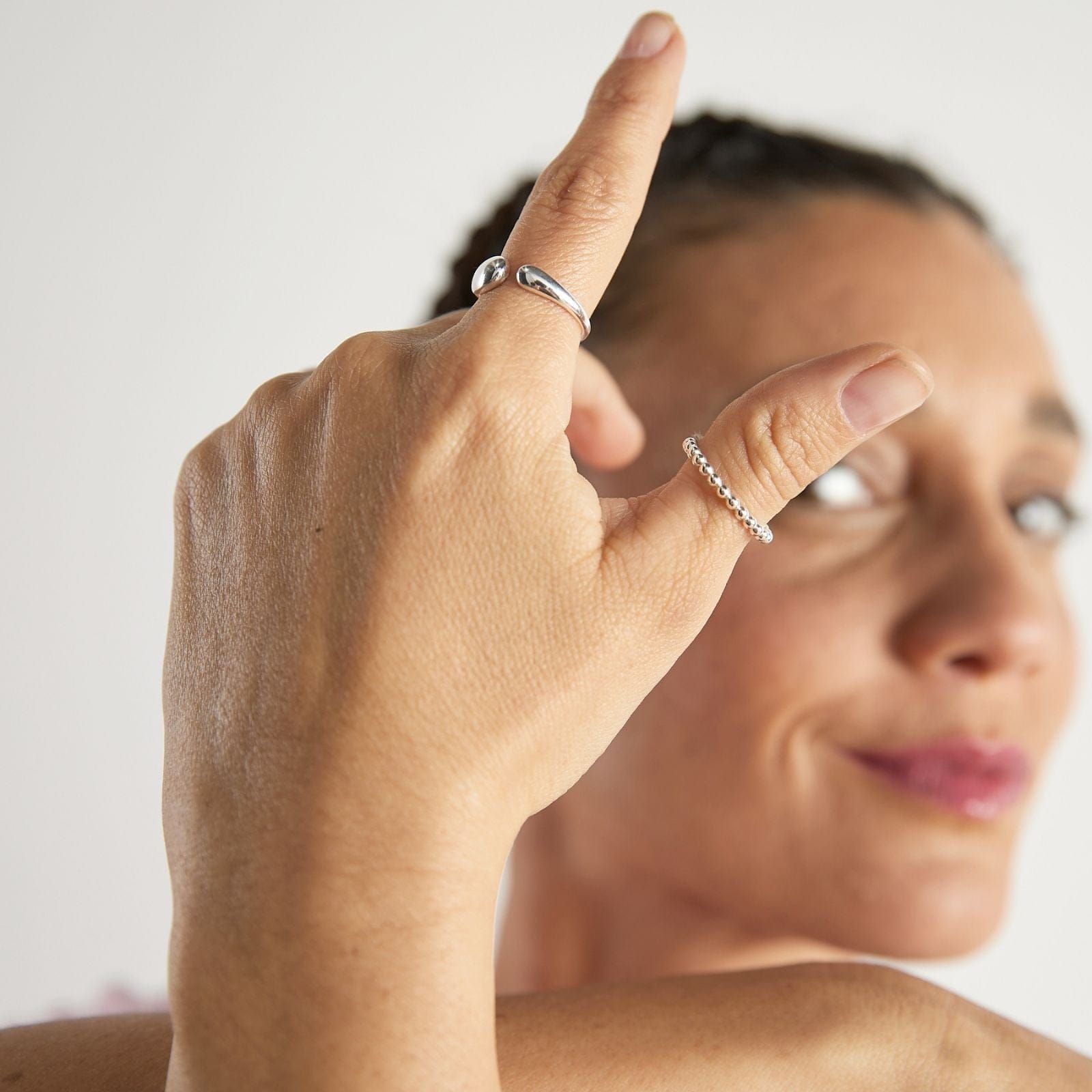 Goia ANILLO Anillo Gotas Silver