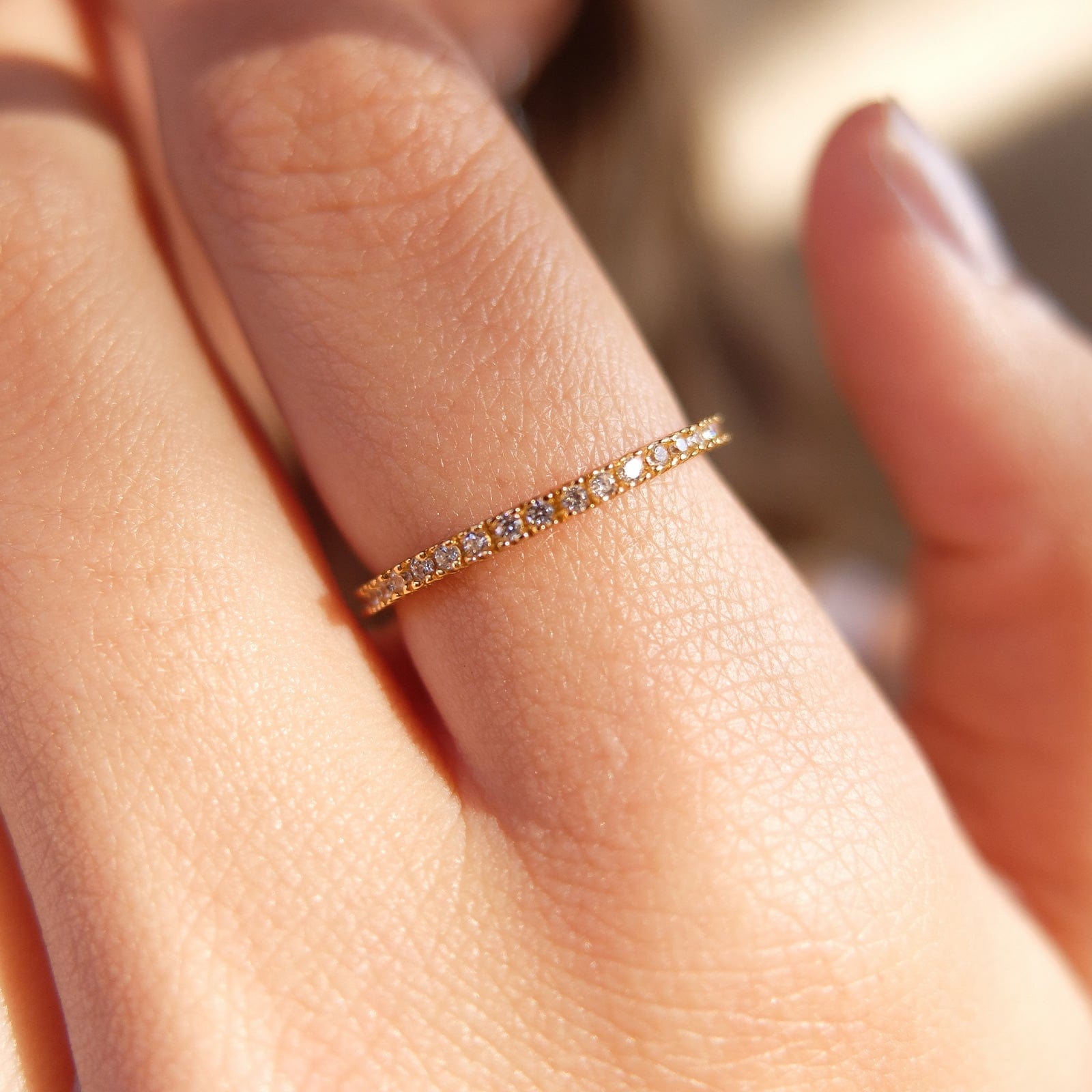 Goia ANILLO Anillo medio cintillo Gold