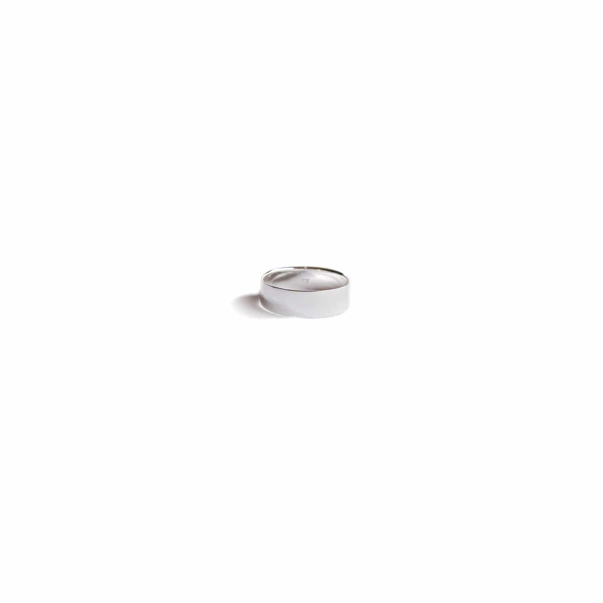 anillo midi grueso plata - Goia