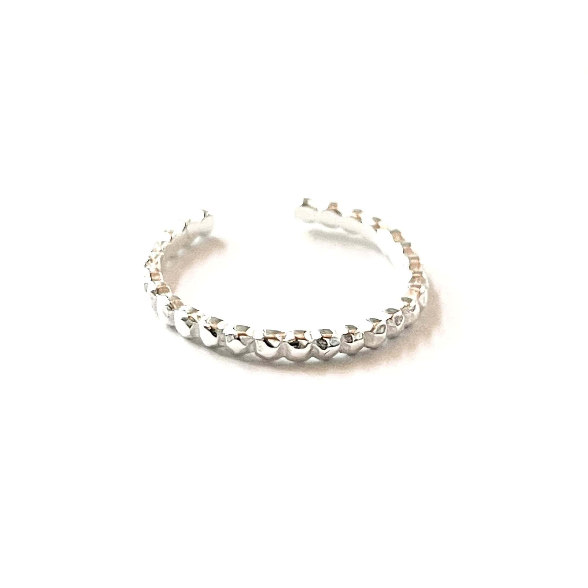 Anillo Midi Pelotitas Ajustable