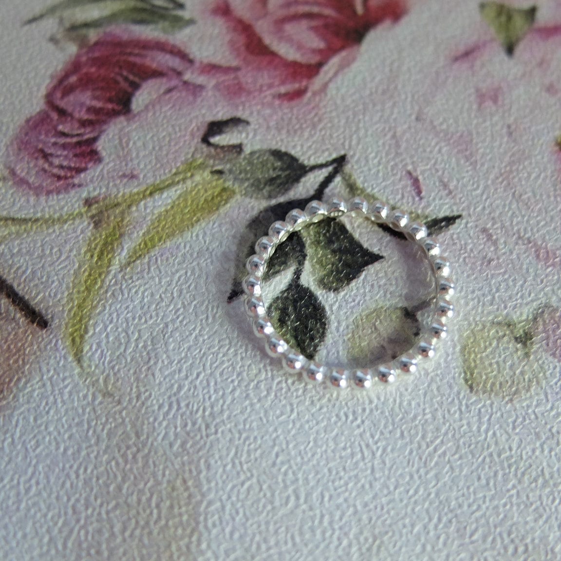 Anillo Pelotitas 2,3 mm Plata