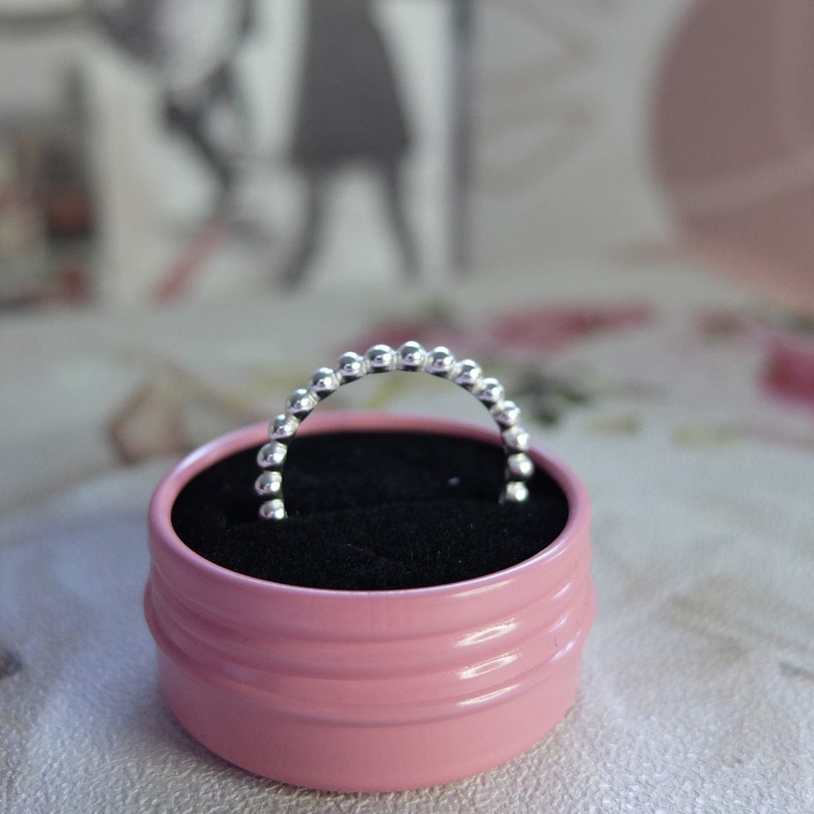 Anillo Pelotitas 2,3 mm Plata