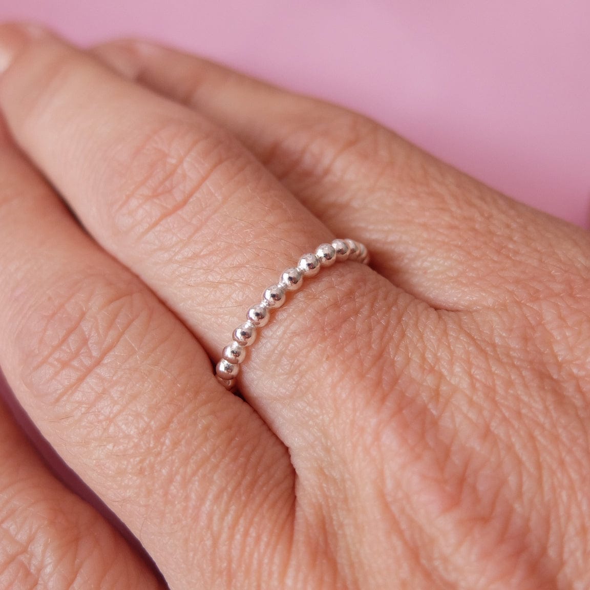 Anillo Pelotitas 2,3 mm Plata