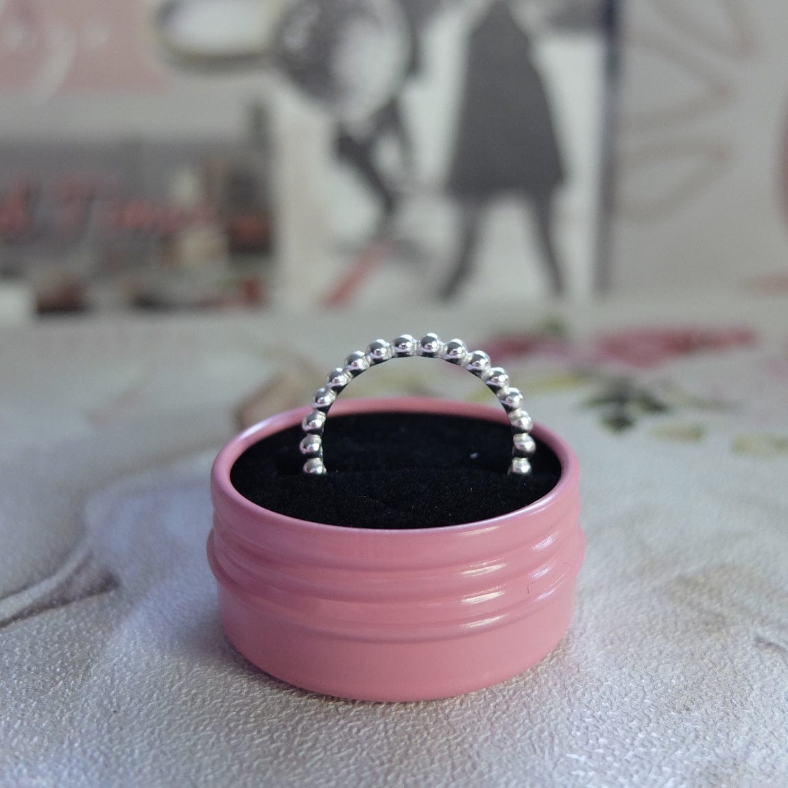 Anillo Pelotitas 2,3 mm Plata