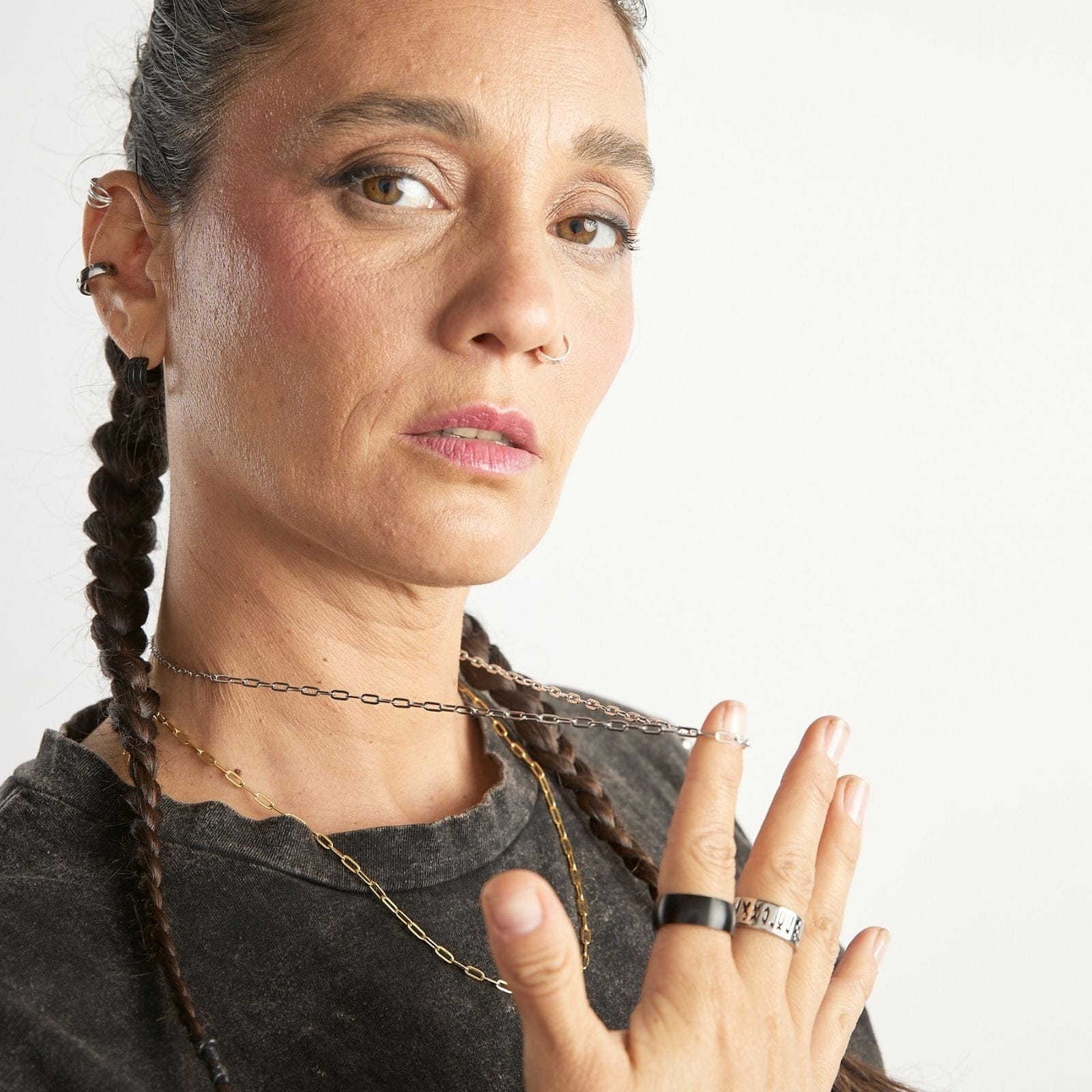 Goia Anillo Runas - Acero Inoxidable