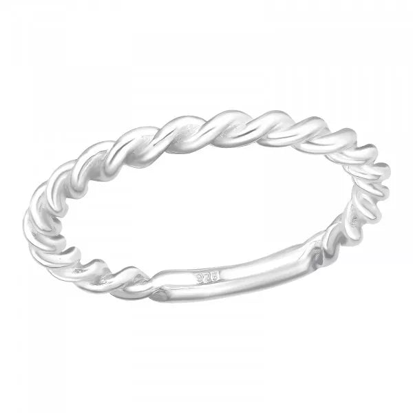 Anillo Retorcido Grueso Silver