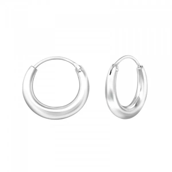 Aros argolla 4x16 mm plata