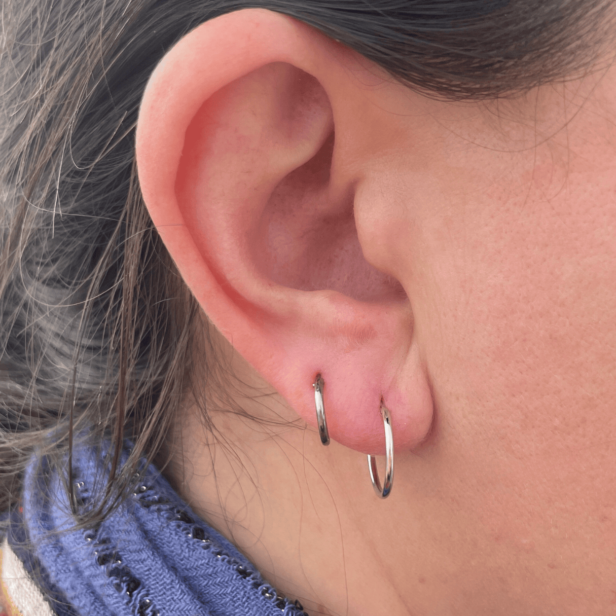 Goia AROS Aros argolla 14 mm plata