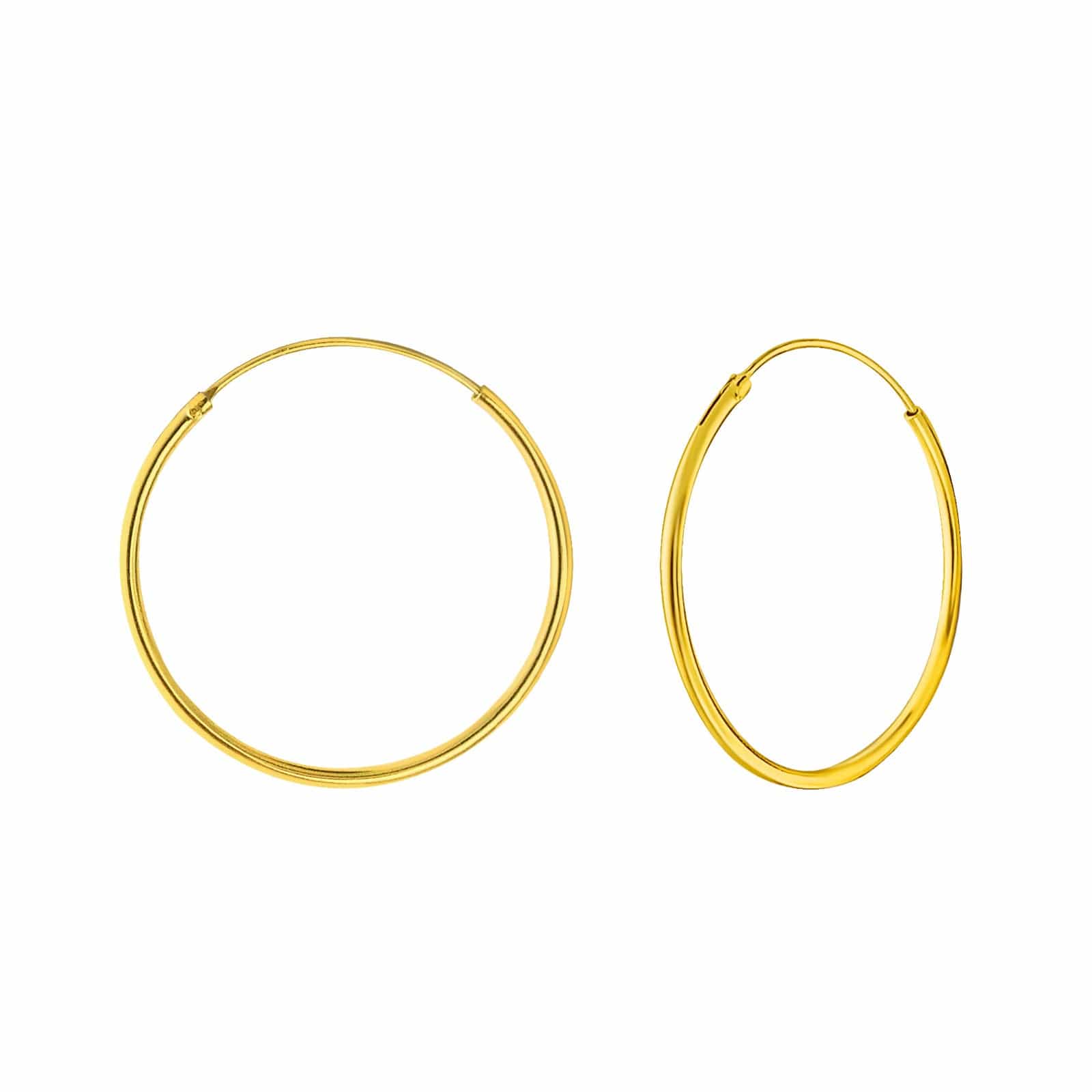 Goia Aros Aros Argolla 25 mm Gold