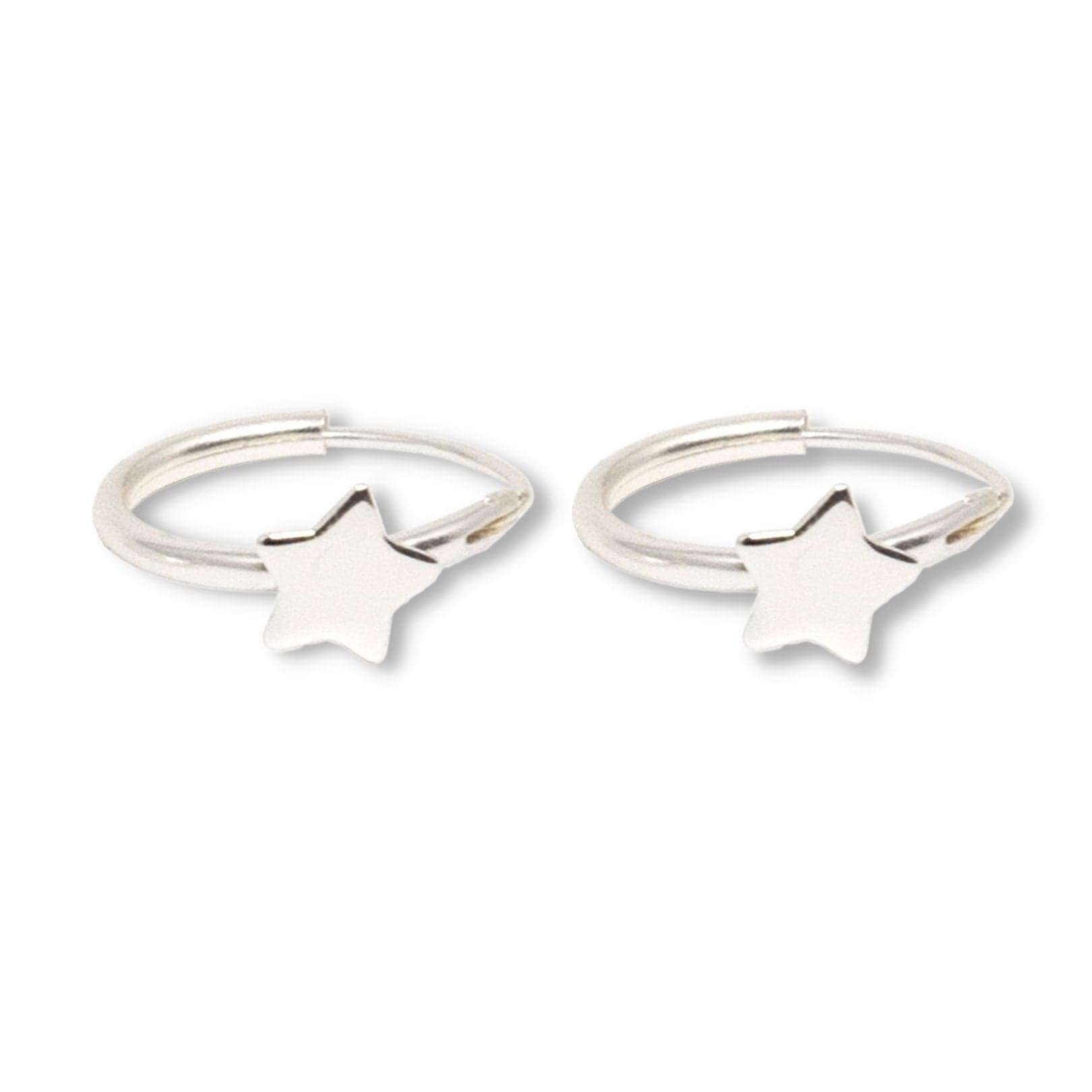 AROS ARGOLLA ESTRELLITA PLATA