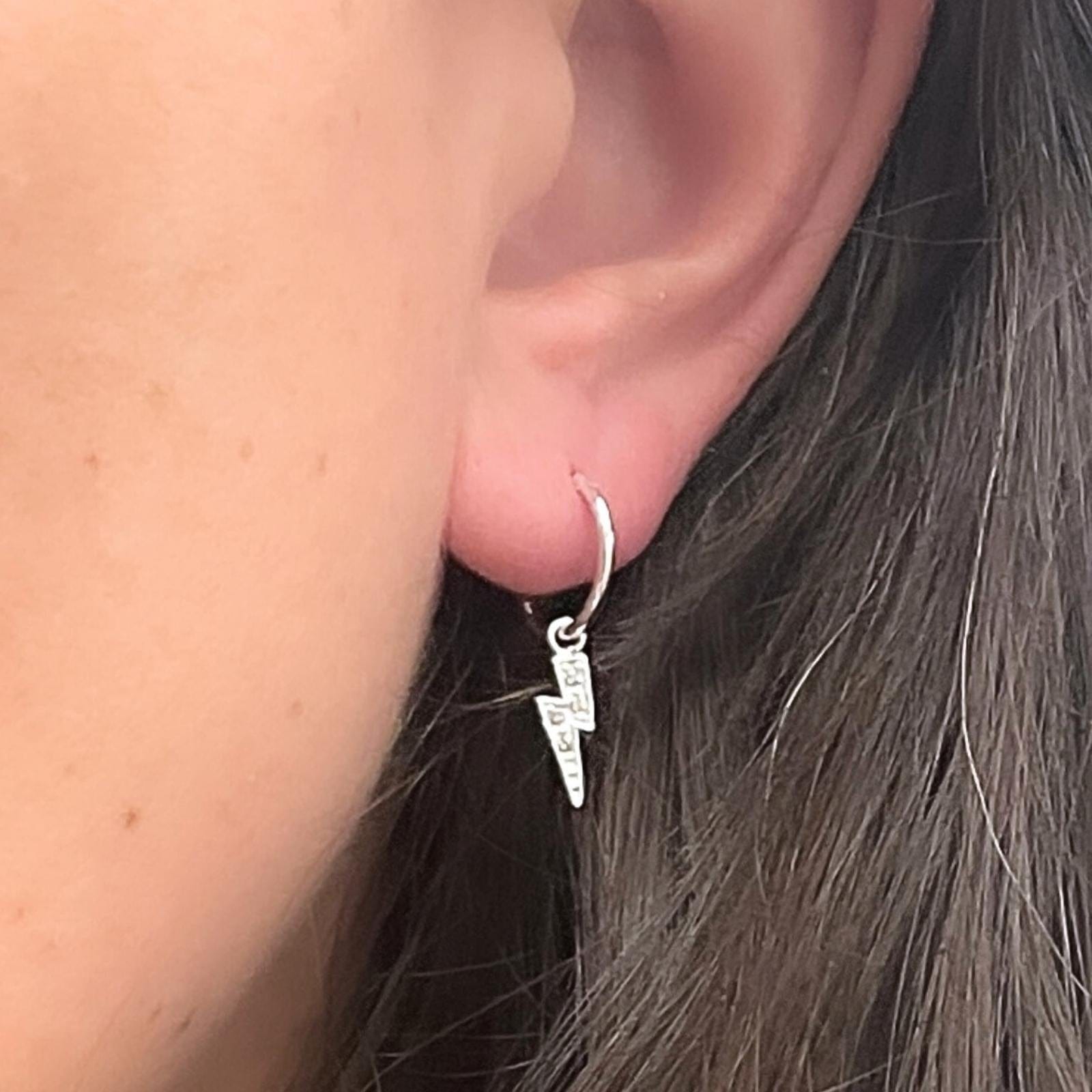 GOIA Aros Aros Argolla Rayo Colgante