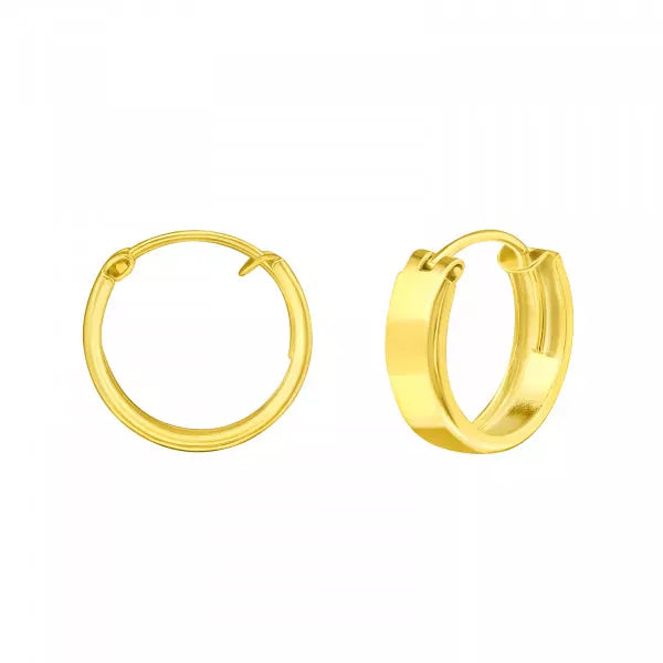 Goia AROS Aros argolla recta 14 mm gold