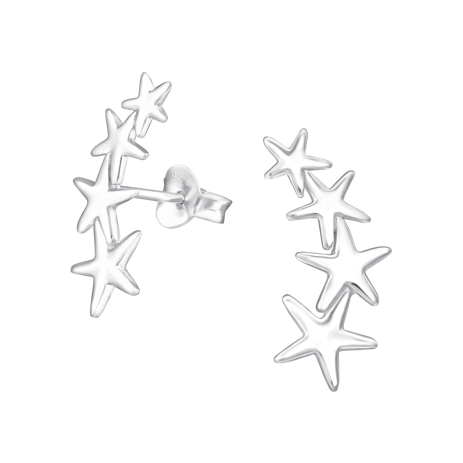 GOIA Aros Aros Estrella Símil Trepador Silver