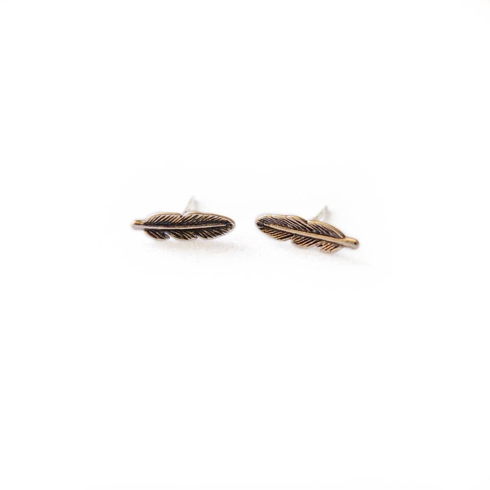GOIA AROS Aros pluma plata