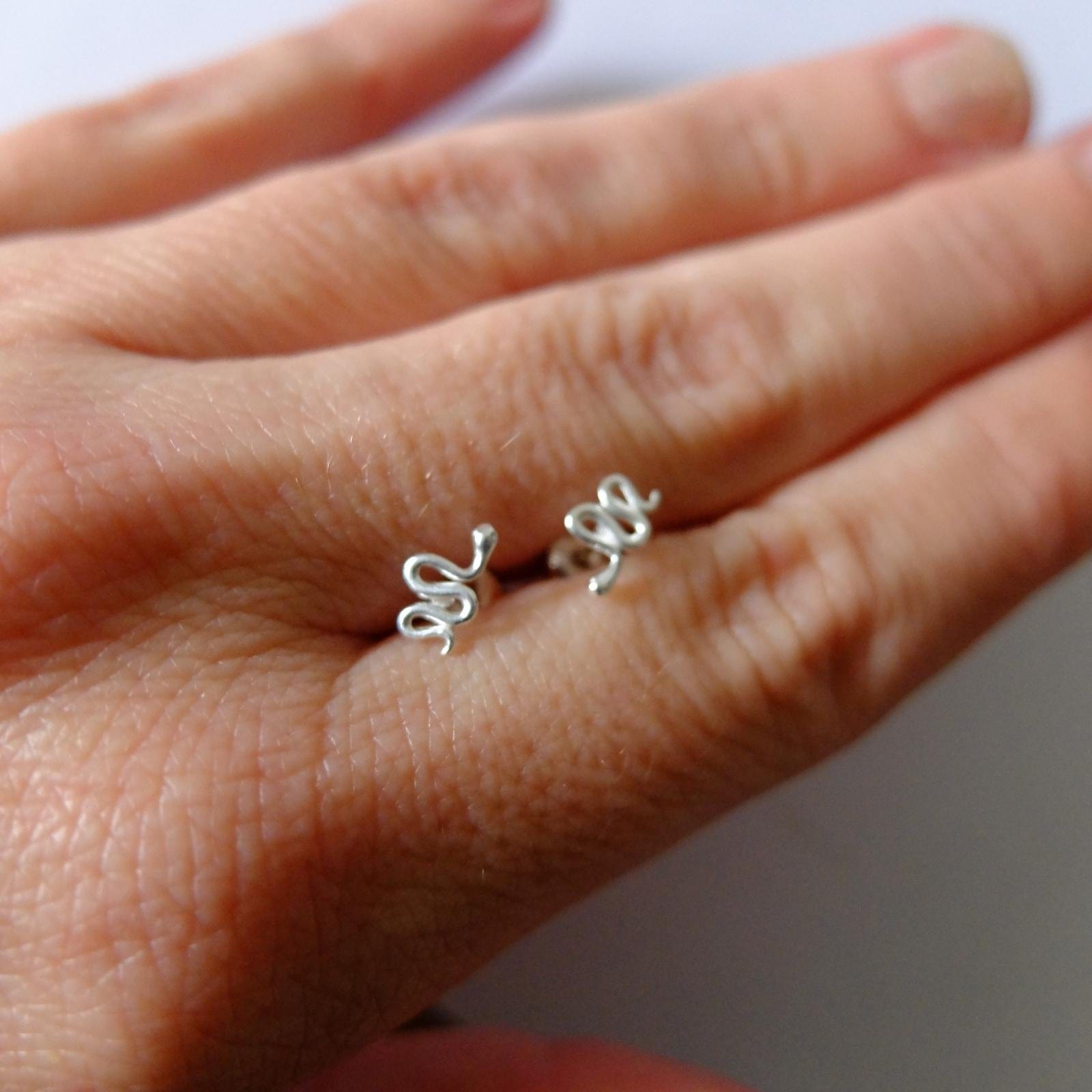 Aros Serpiente Silver