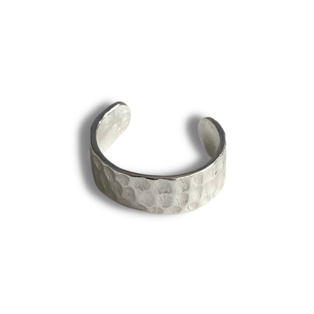 Cuff Machacado 10 mm Silver