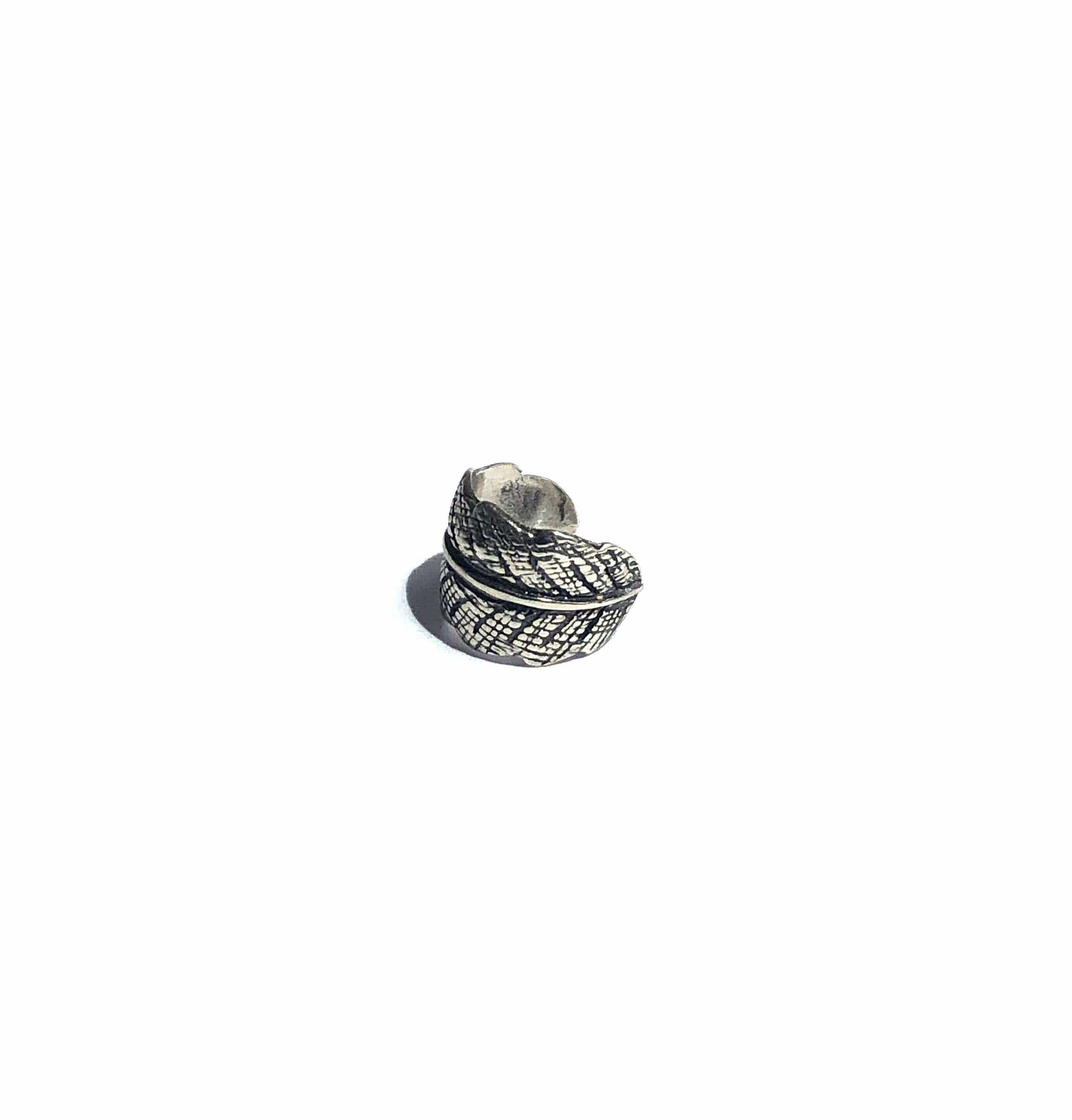CUFF PLUMA PLATA - Goia