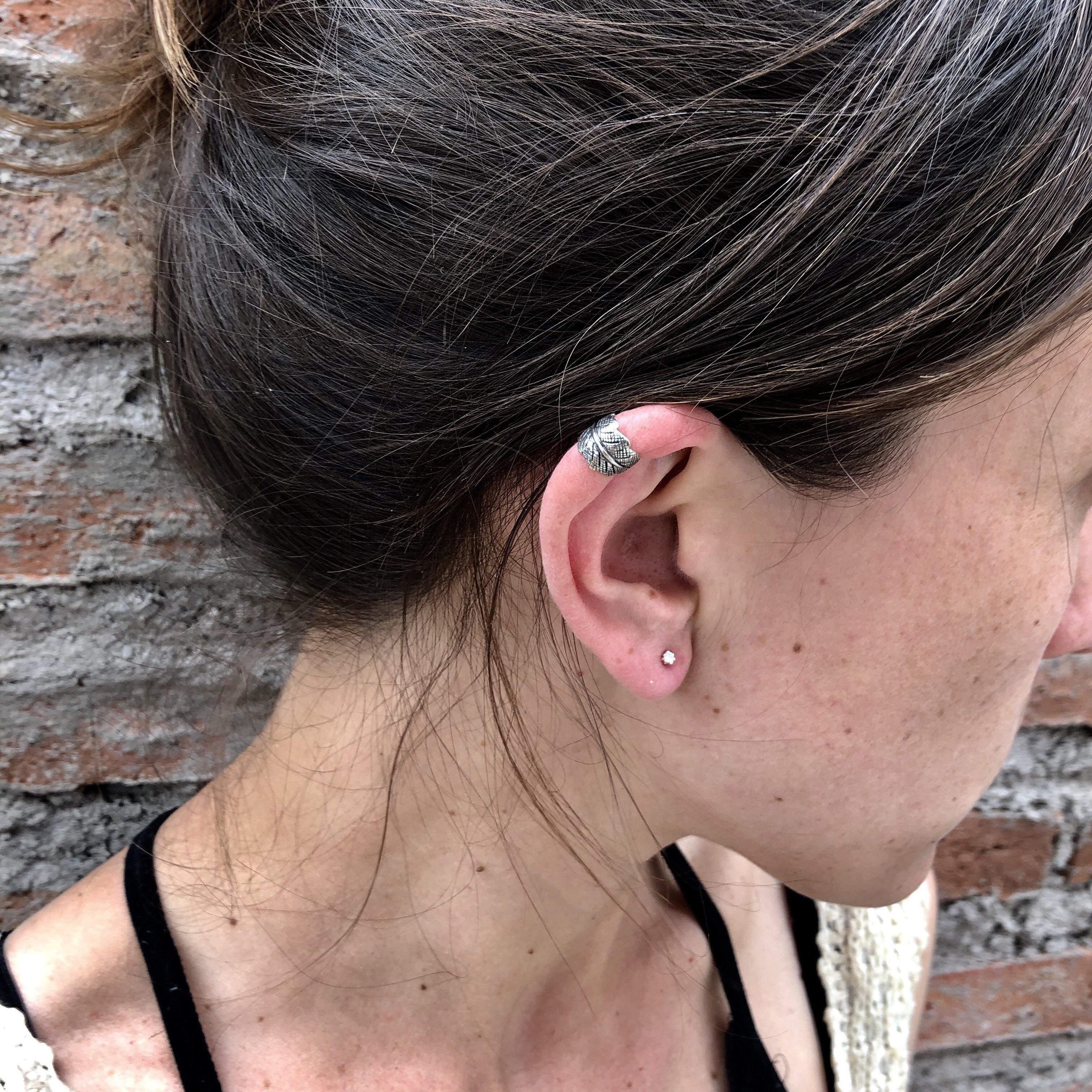 CUFF PLUMA PLATA - Goia