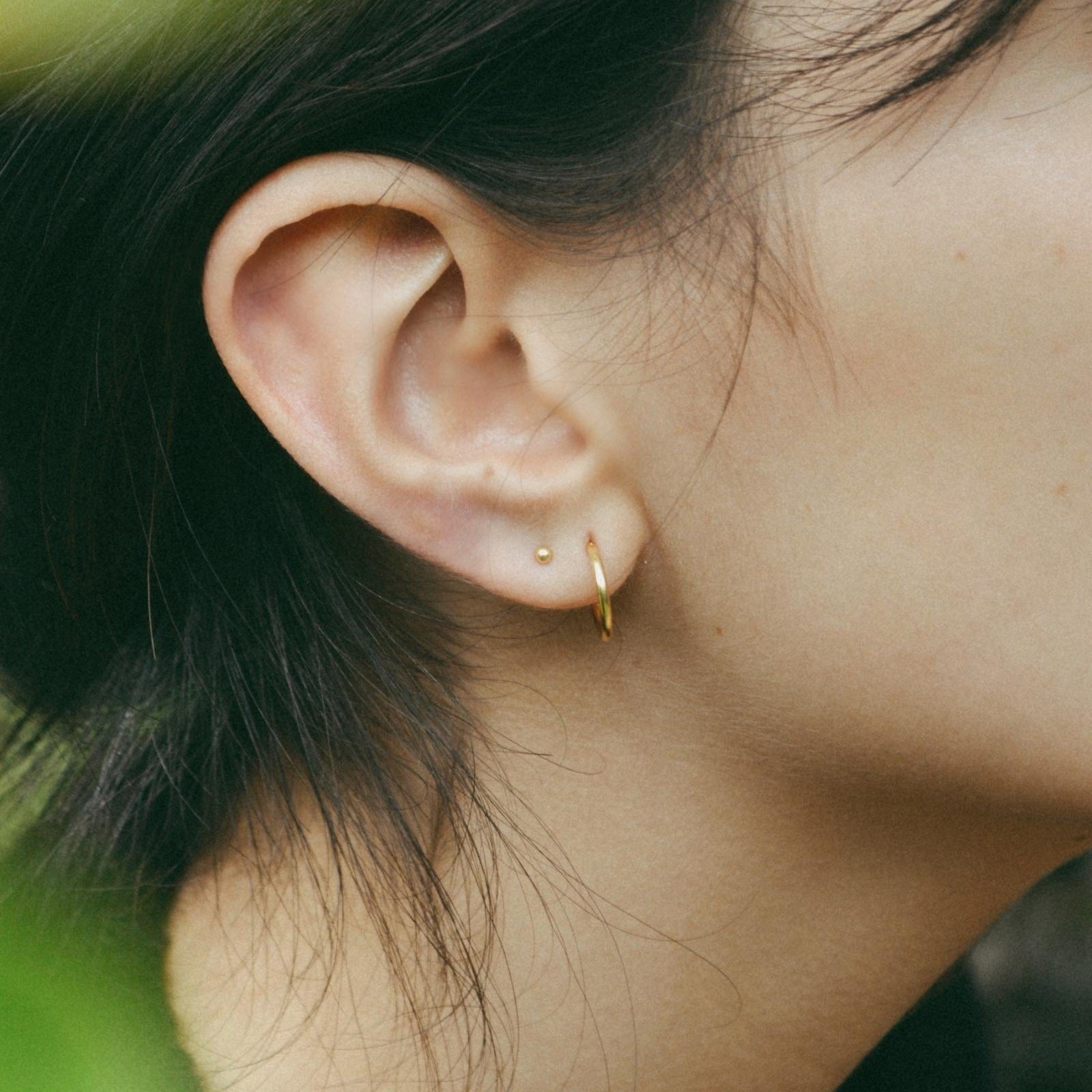 GOIA AROS Aros bolita 2mm gold