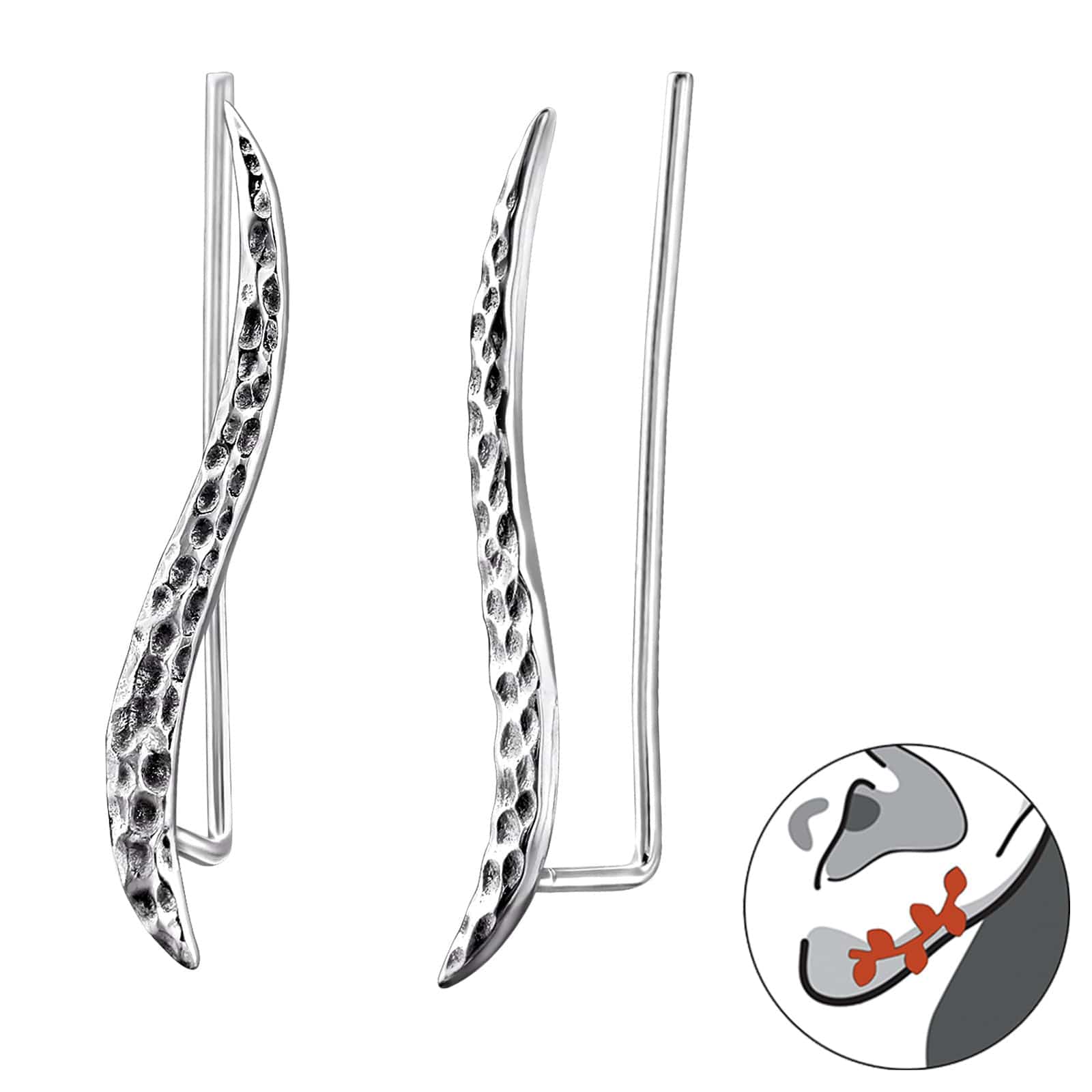 Goia AROS Trepador Snake Plata