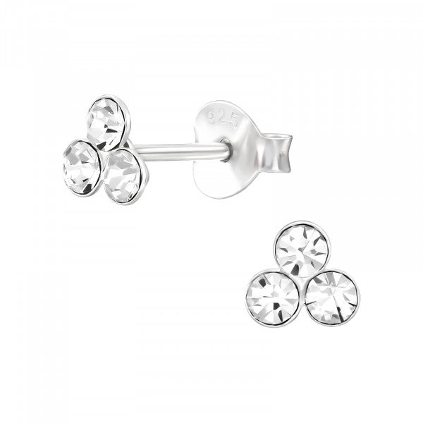 Aros 3 Circones Silver