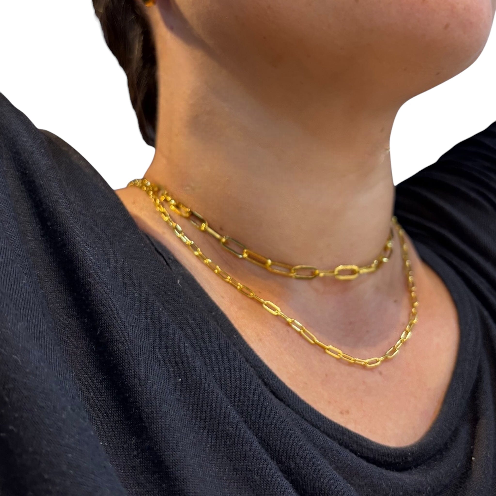 Goia Cadena Choker Cadena Gruesa Gold