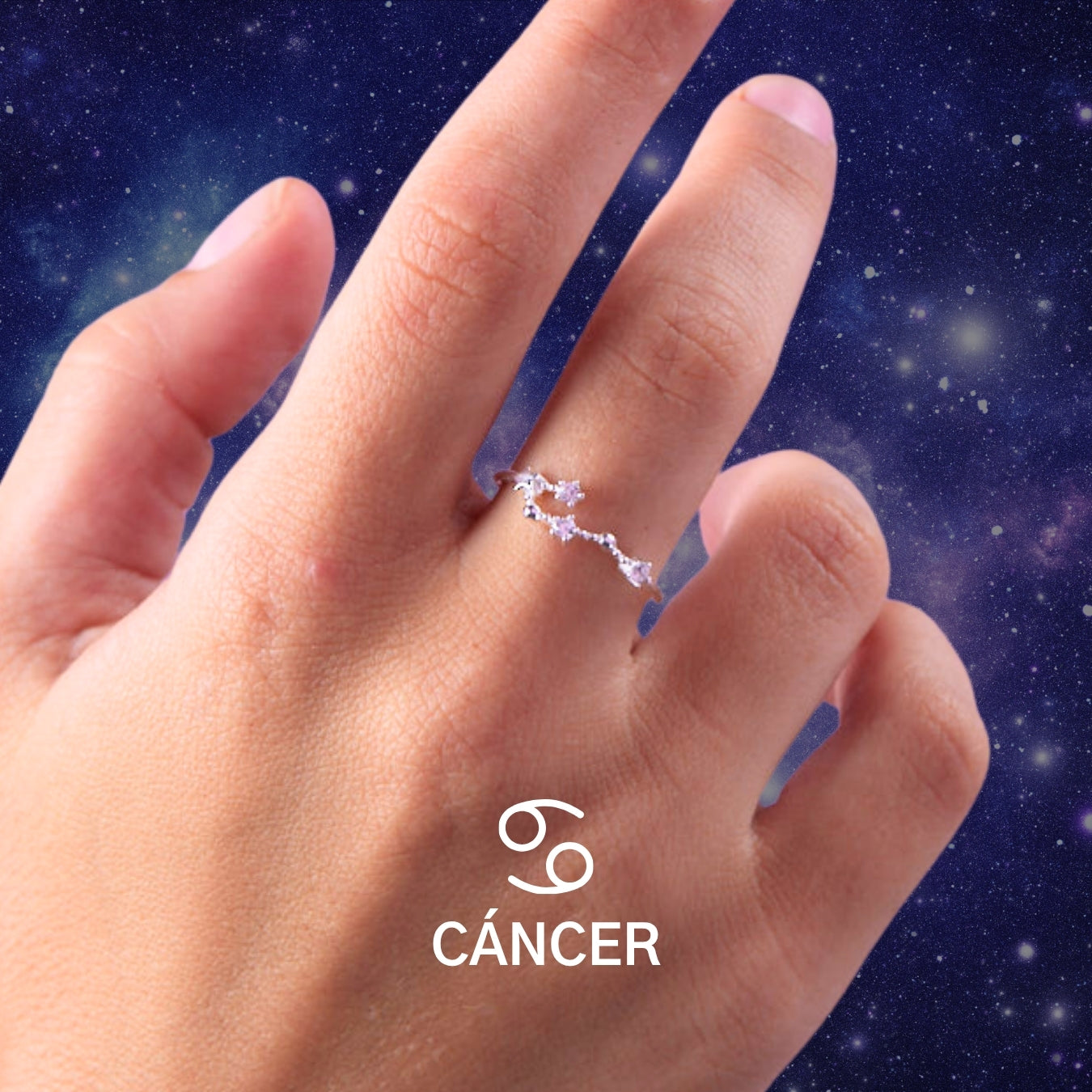 Anillo Cáncer Plata
