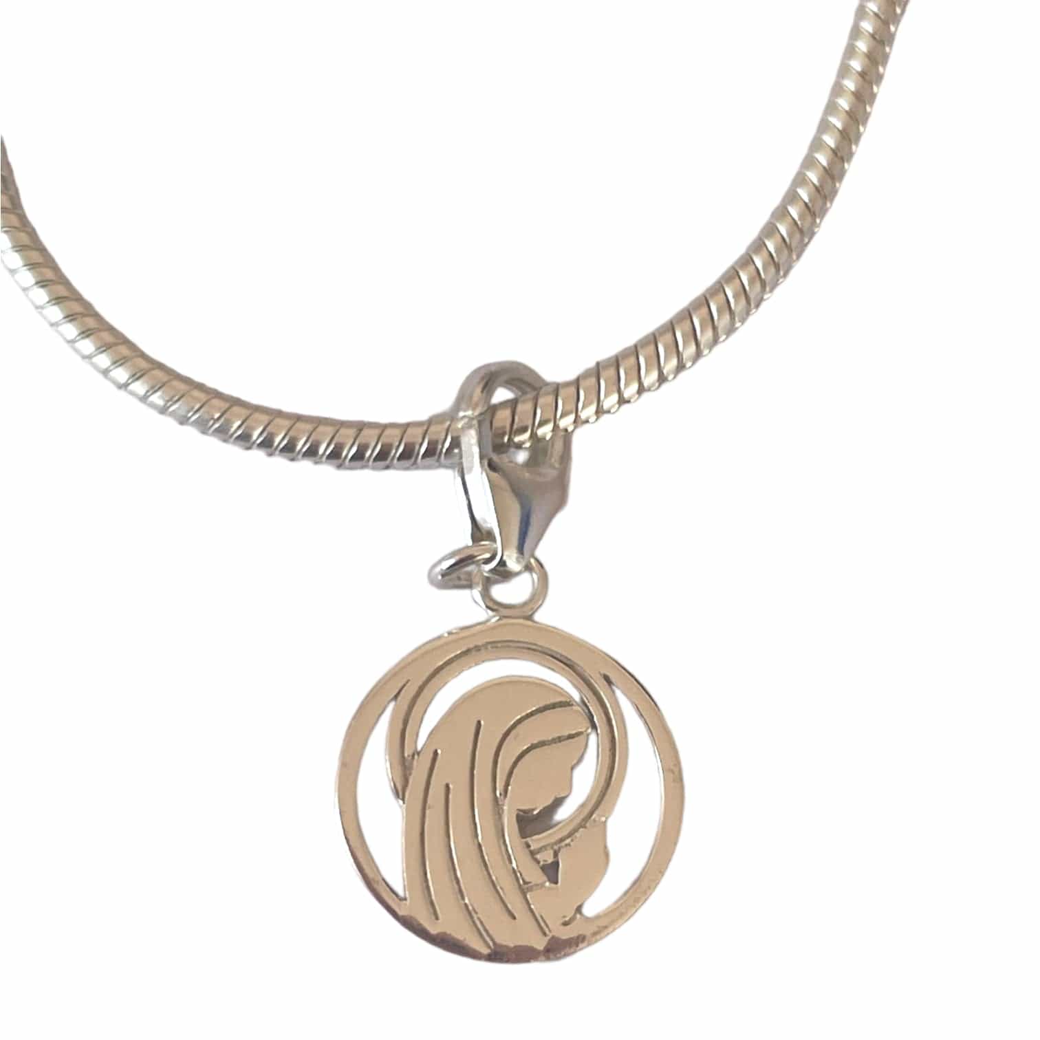 GOIA Charm Charm Virgen 12x12 Plata