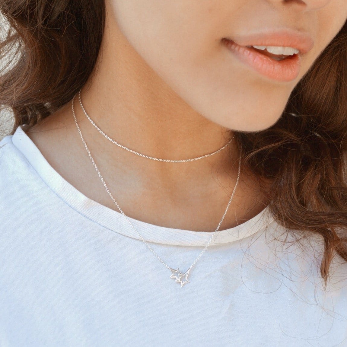 Choker Cadena plata