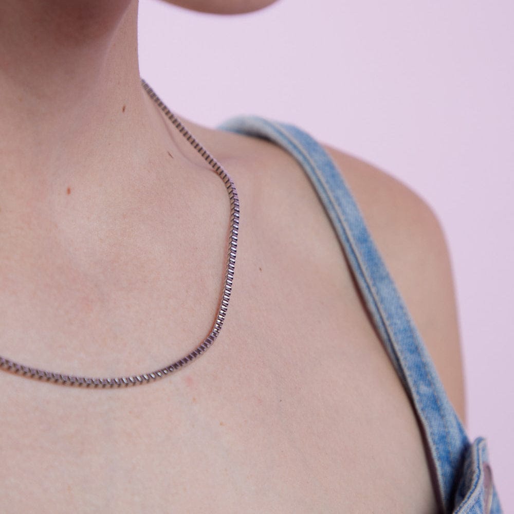 Goia Collar Cadena Caja 49,5 cm Acero